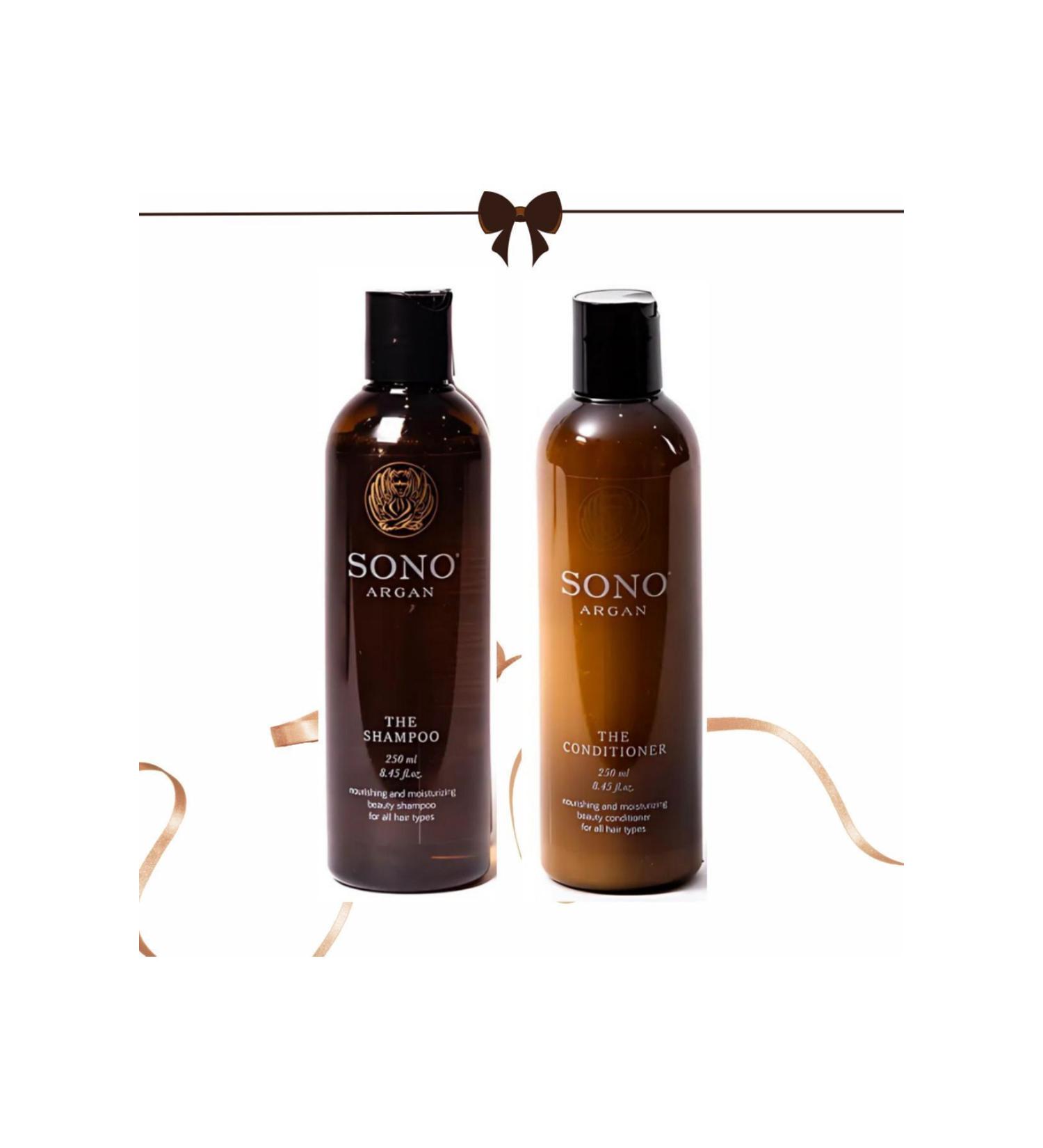 Sono Argan Shampoo and Conditioner Set of 2 250 Ml + 250 Ml