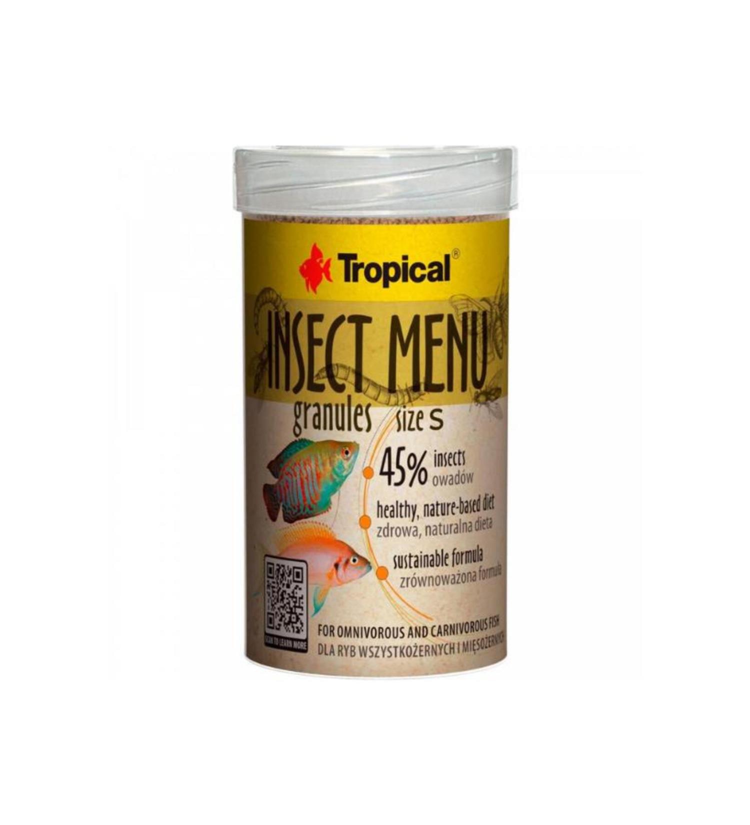 Tropical Insect Menu Granules S 100ml/54gr