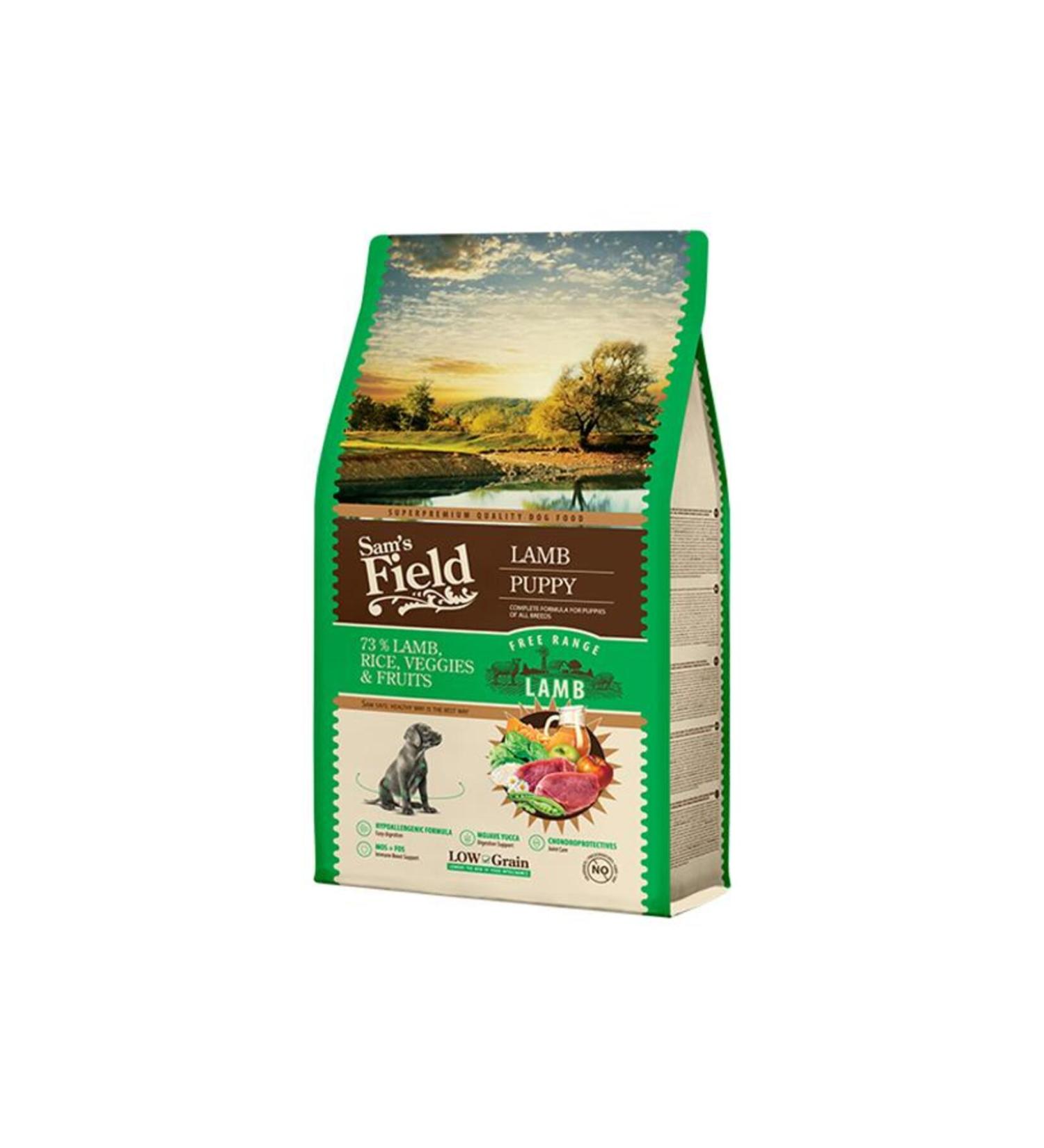 Sam's Field Lamb Low Grain Puppy Food 2.5 Kg