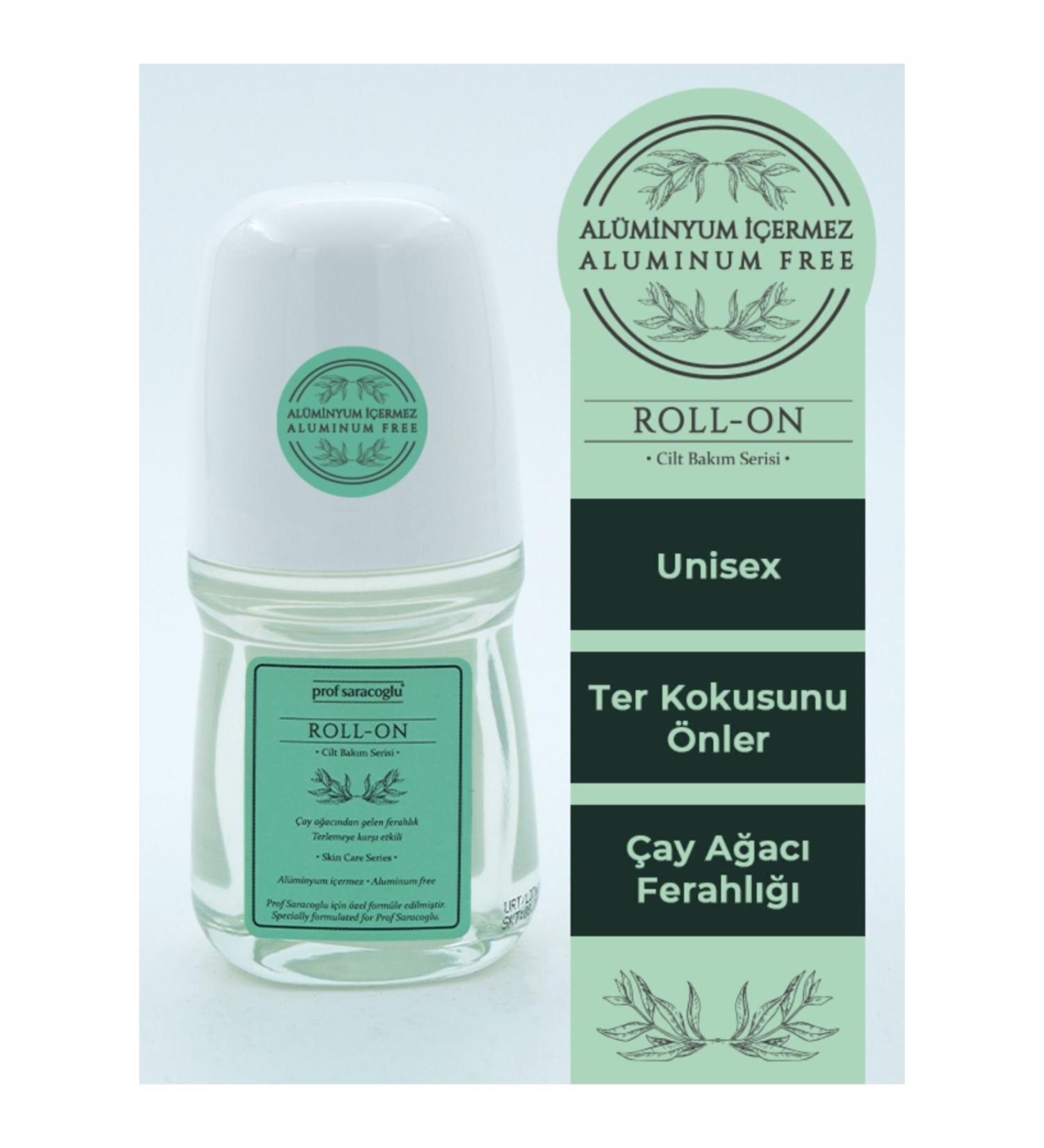 prof saracoglu Tea Tree Essence Anti-Perspiration Odor Roll-on 50 ml (UNISEX) - Buy Online on GoSupps.com