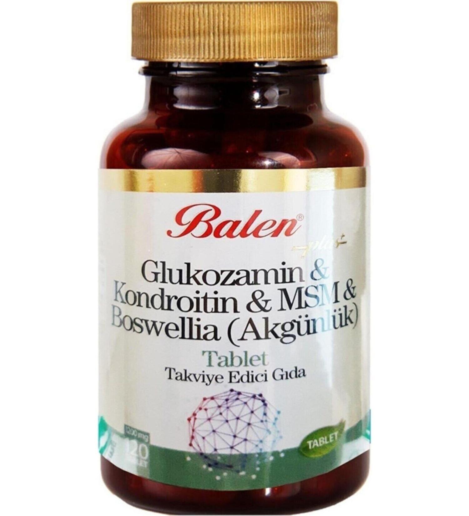 Balen Glucosamine Chondroitin Msm Boswelia 1200mg X 120