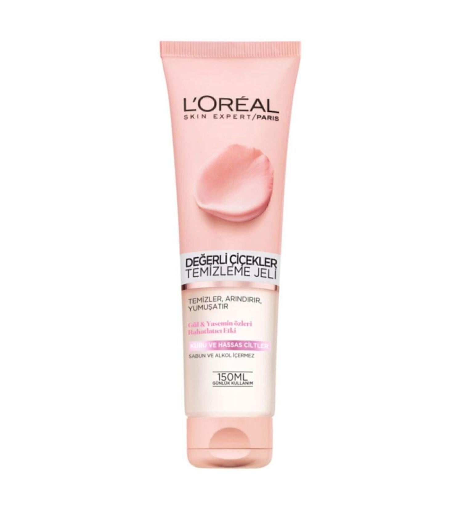 L'Oreal Paris Precious Flowers Facial Cleansing Gel for Sensitive Skin 150 ml 3600523450589