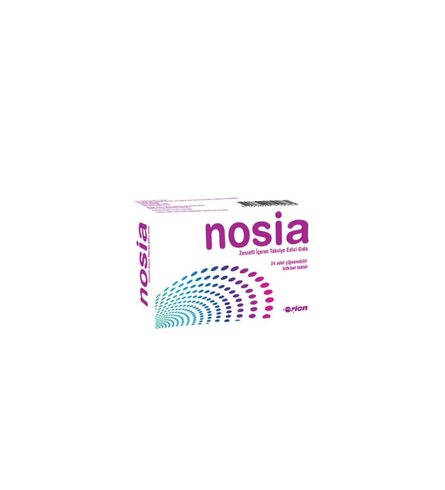 Orion Nosia Ginger Chewable Tablet - 24 Pieces
