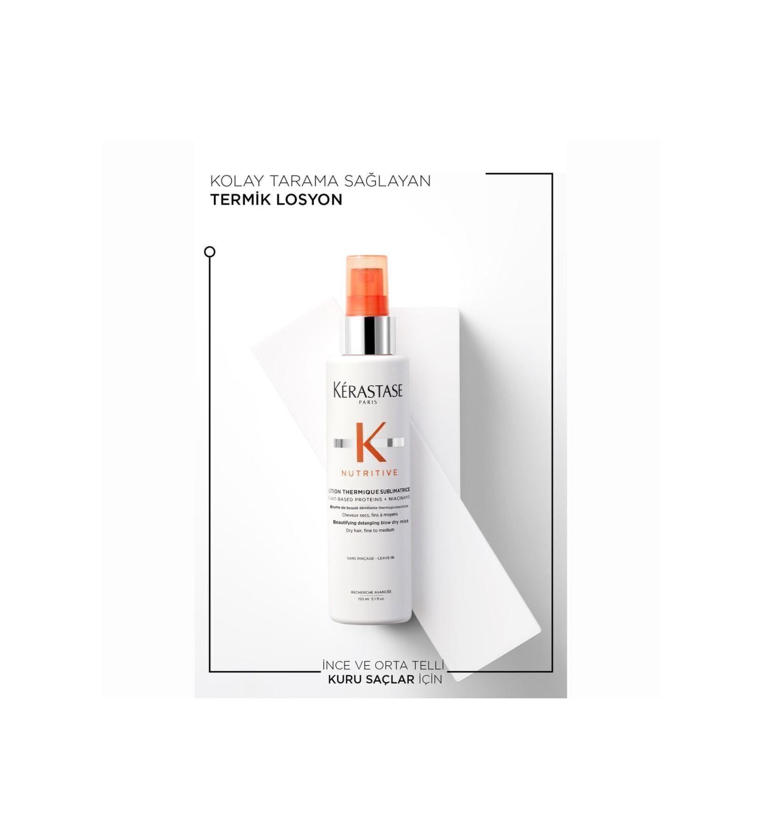 Kerastase 01KTKWThermic Nutritive Thermique Lotion for Dry Fine Hair Easy Combing 150 ml - Buy Online on GoSupps.com