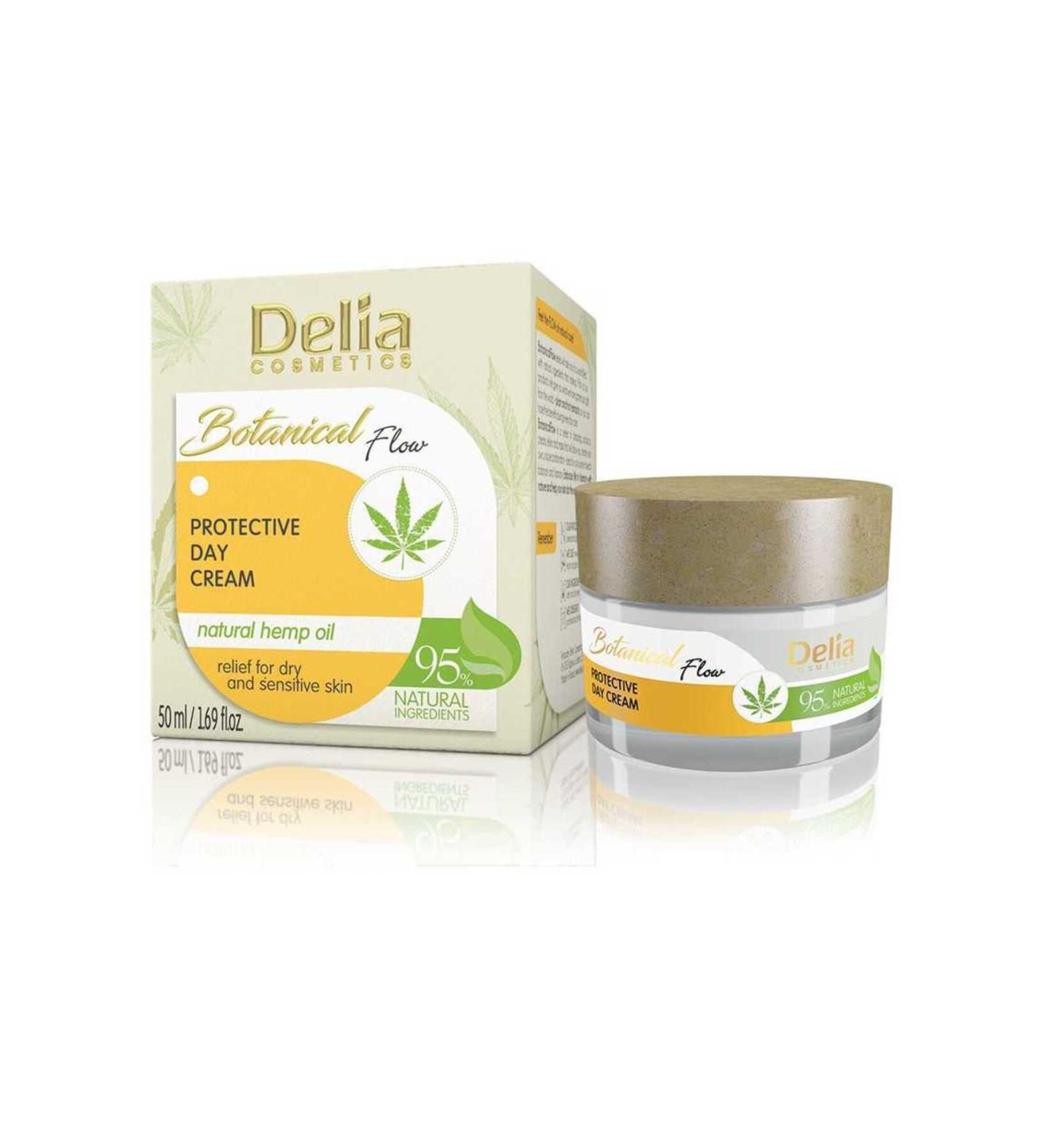 Delia Cosmetics Botanical Protective Day Cream With Natural Hemp Oil