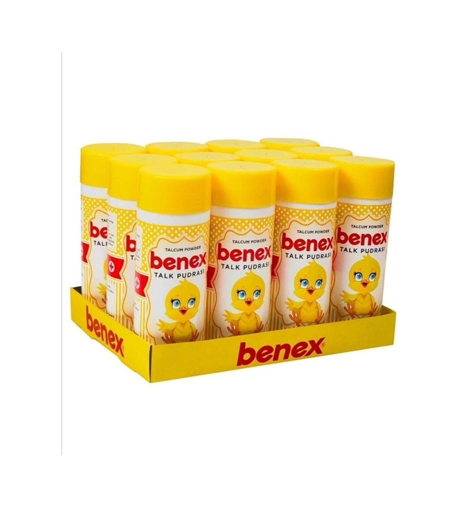 Benex Rose Scented Sprinkle Talcum Powder 75 Gr 12 Pieces