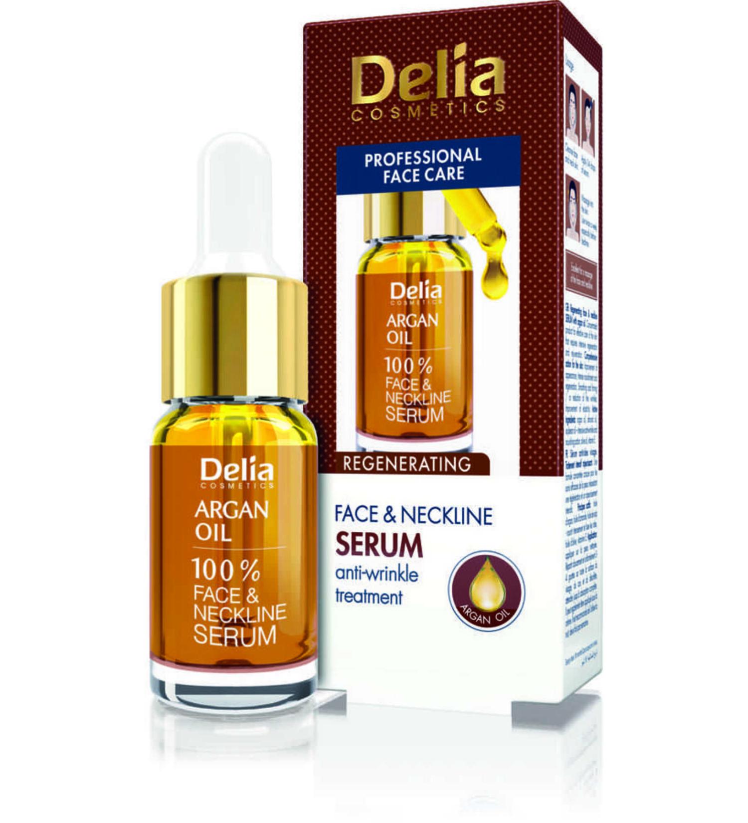 Delia Cosmetics Argan Care Face Serum With Argan Oil 10 ml