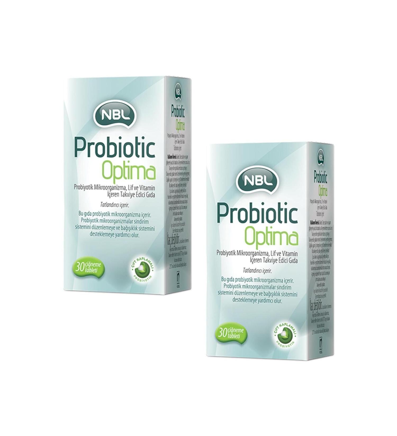 NBL Probiotic Optima 30 Chewable Tablets 2 Pieces