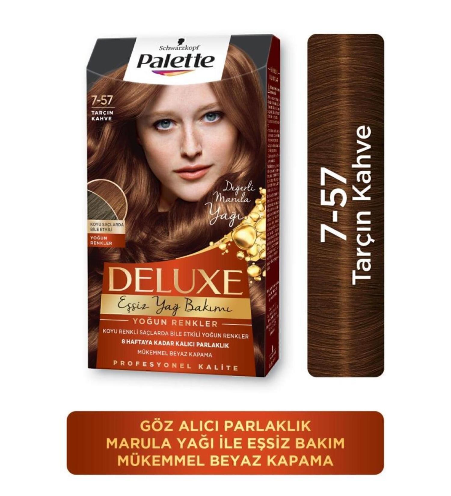 Palette Schwarzkopf Palette Deluxe Intense Colors 7-57 Cinnamon Brown Hair Dye - Buy Online on GoSupps.com