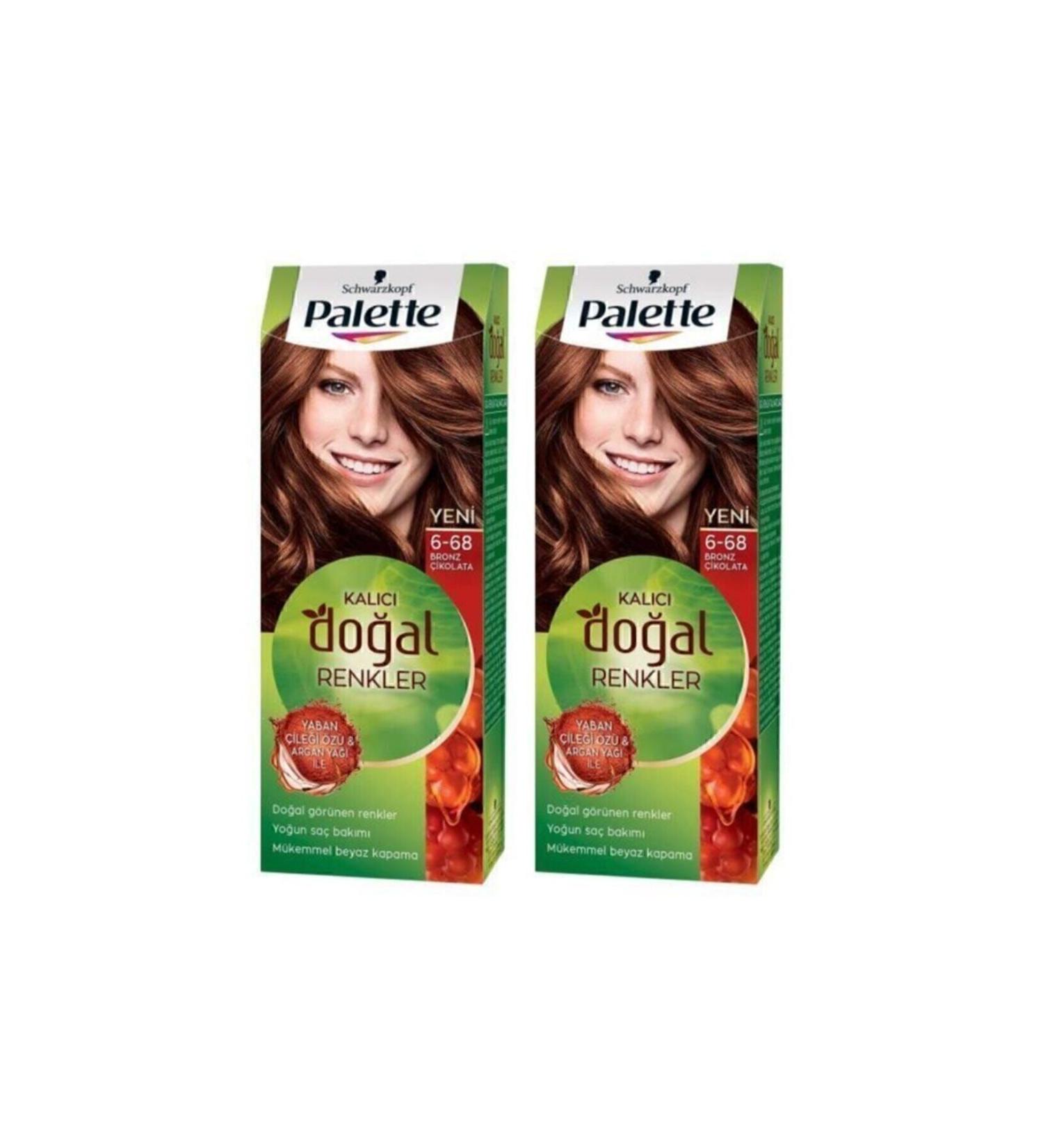 Palette Permanent Natural Colors 6-68 Bronze Chocolate X 2 Pieces - Buy Online on GoSupps.com