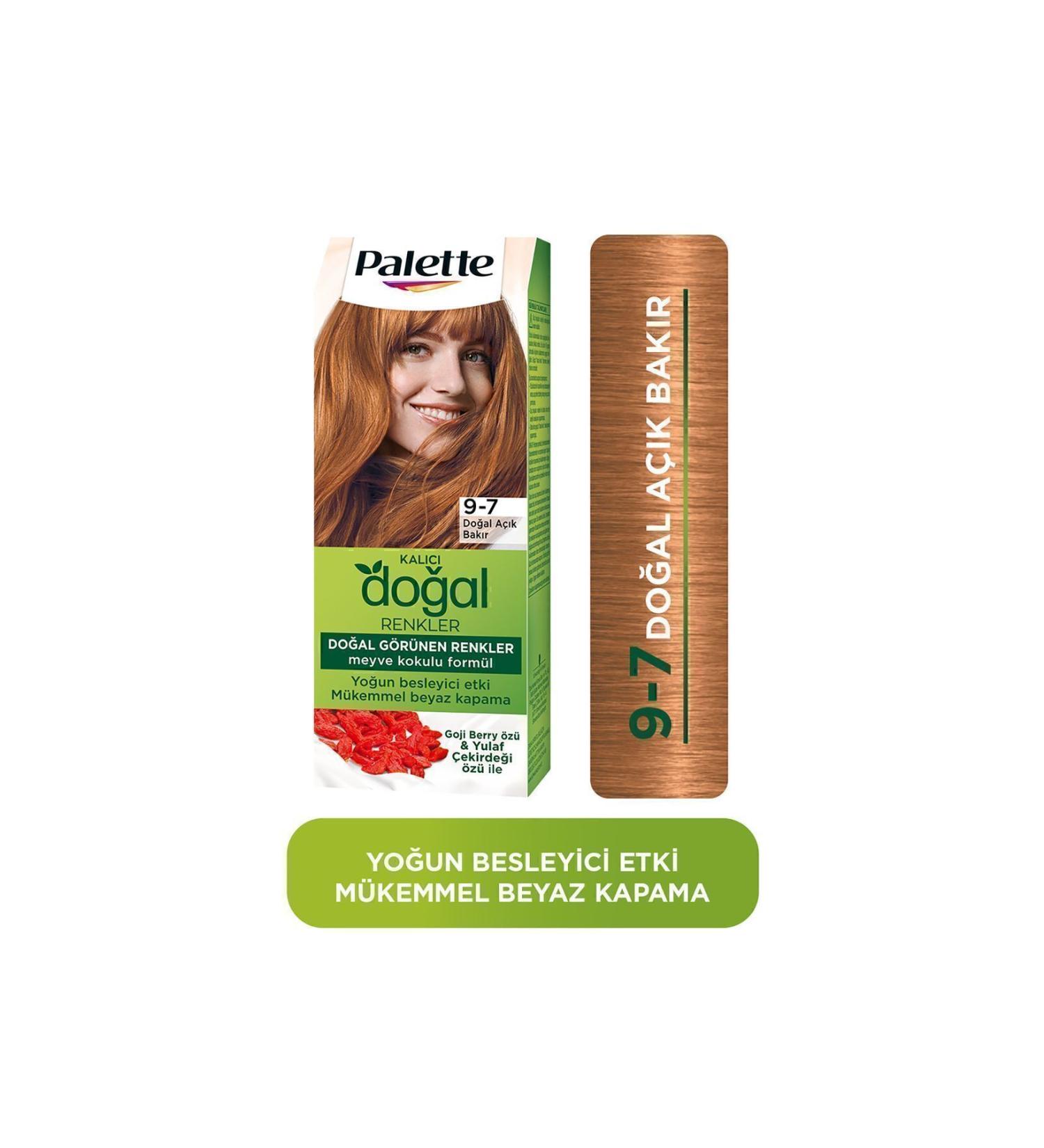 Palette Permanent Natural Colors Hair Dye 9-7 Natural Light Copper - Buy Online on GoSupps.com