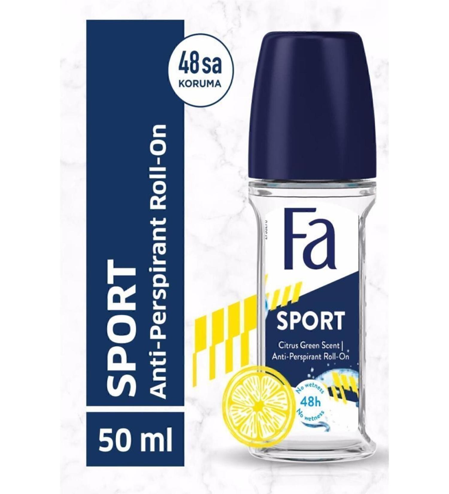 Fa Men Sport Green Citrus Freshness Roll-on 50 ml - Buy Online on GoSupps.com