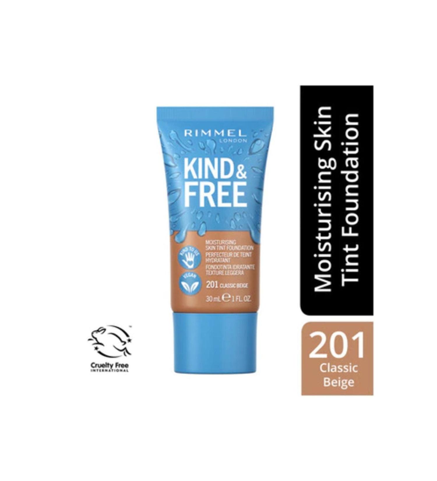 Rimmel London Kind Free Foundation Natural Beige No: 201