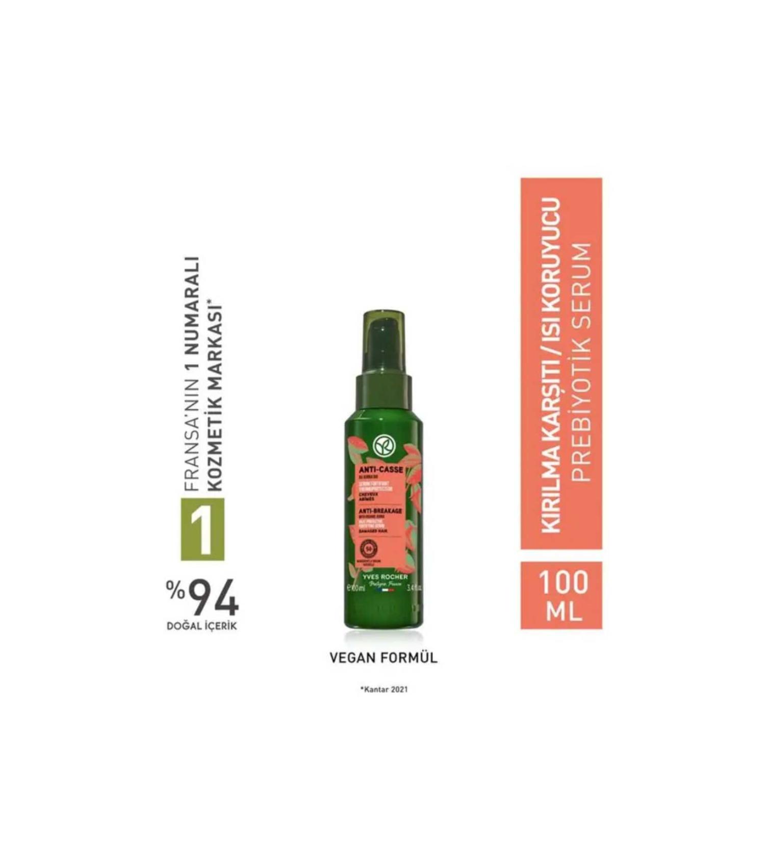 Yves Rocher Anti-Breakage Prebiotic Serum - Damaged Hair / Reparation - Buy Online on GoSupps.com