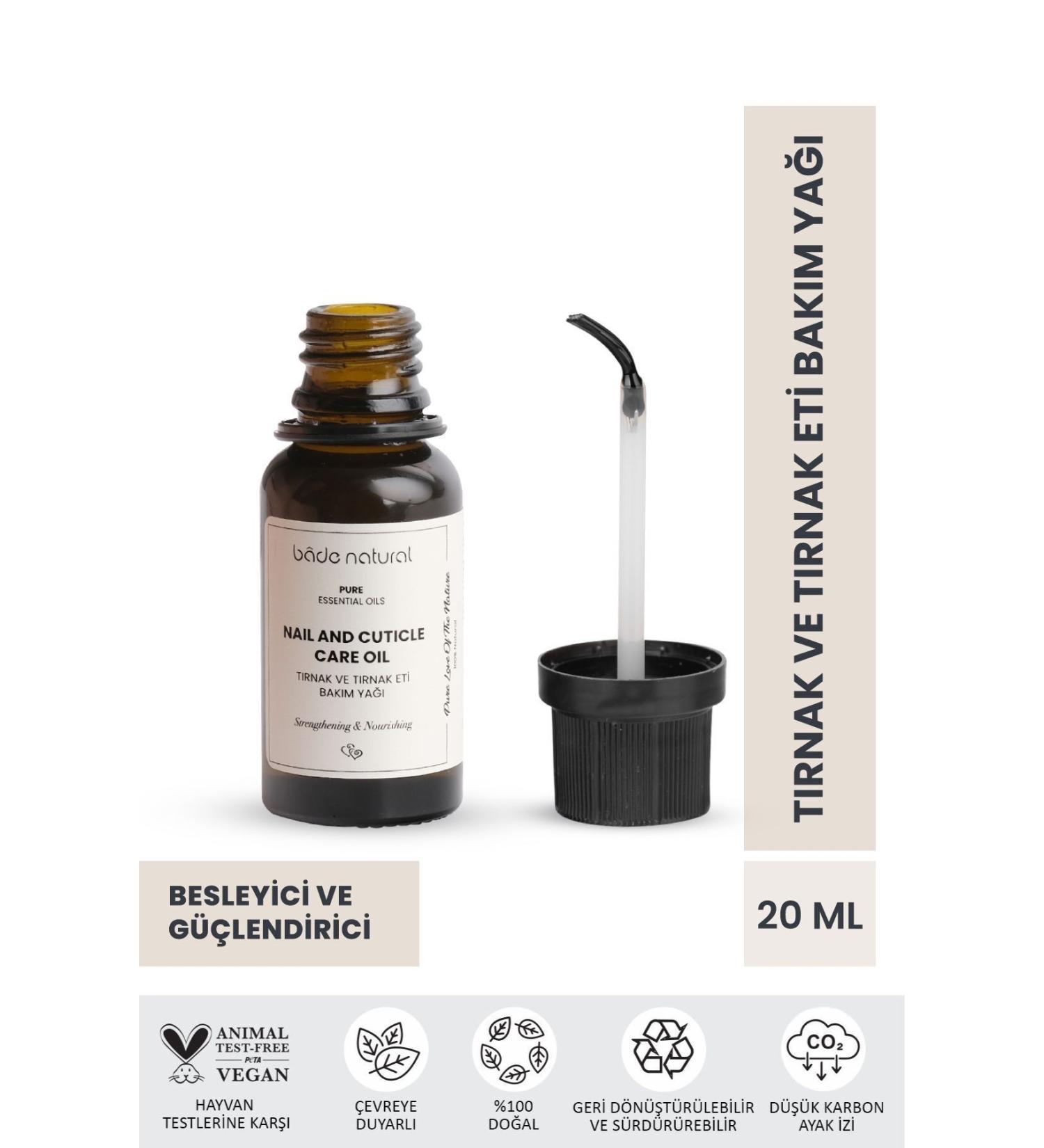 Bade Natural Nail and Cuticle Nourishing and Strengthening Care Oil 0 Natural - Buy Online on GoSupps.com