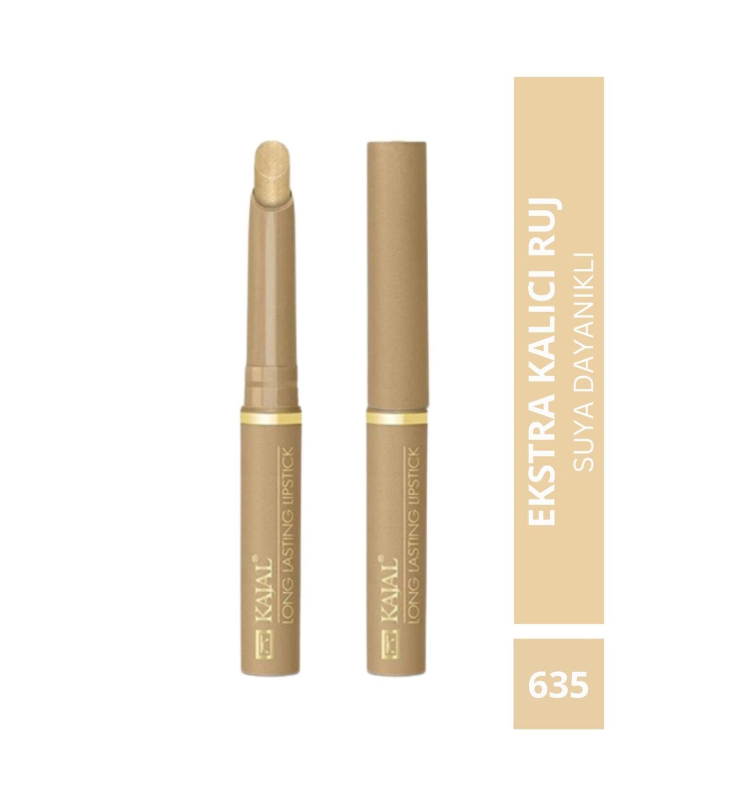 KAJAL Long Lasting Sand Beige Lipstick No: 635 - Buy Online on GoSupps.com