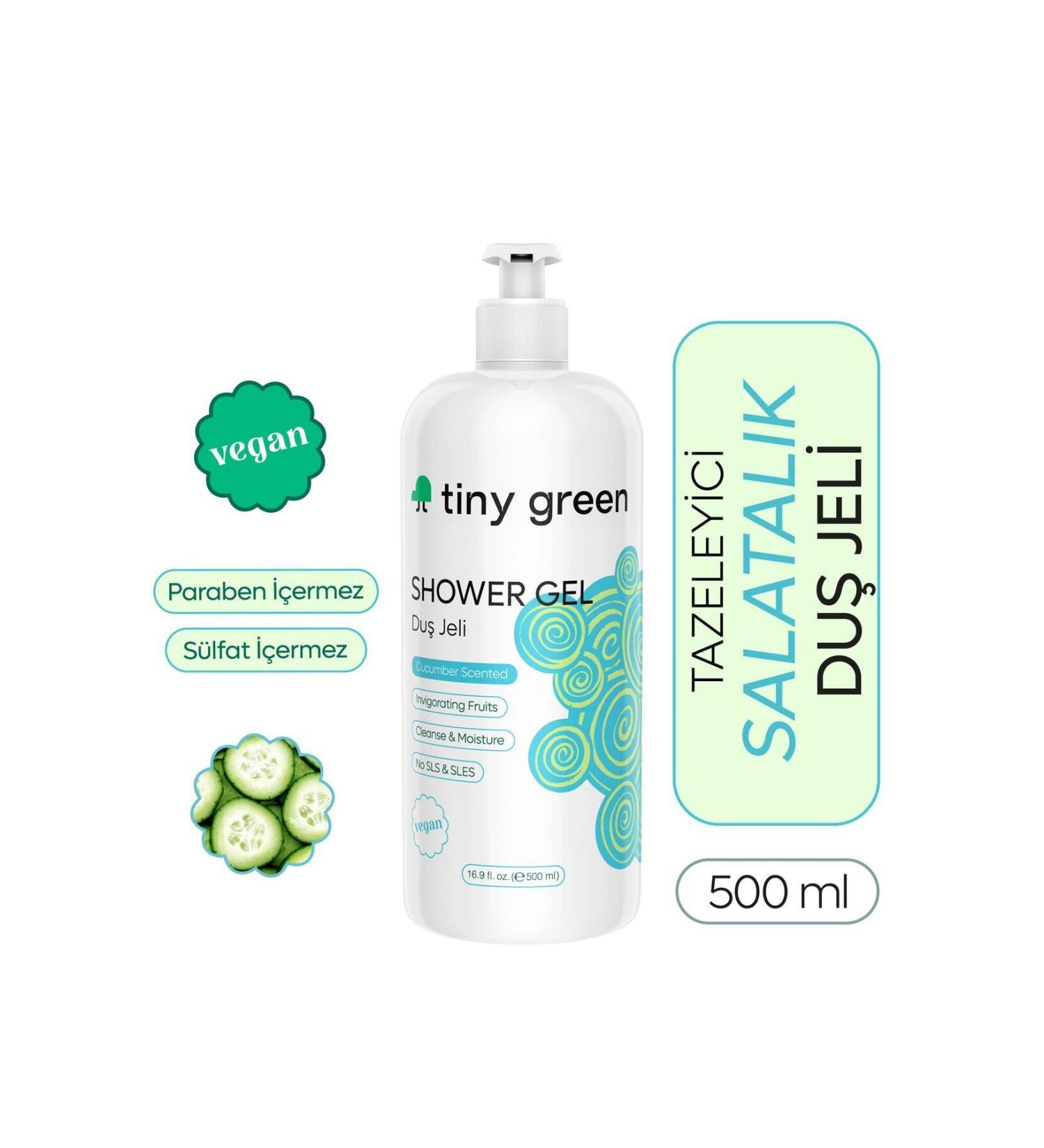 tiny green shower gel cucumber 500 ml - Buy Online on GoSupps.com
