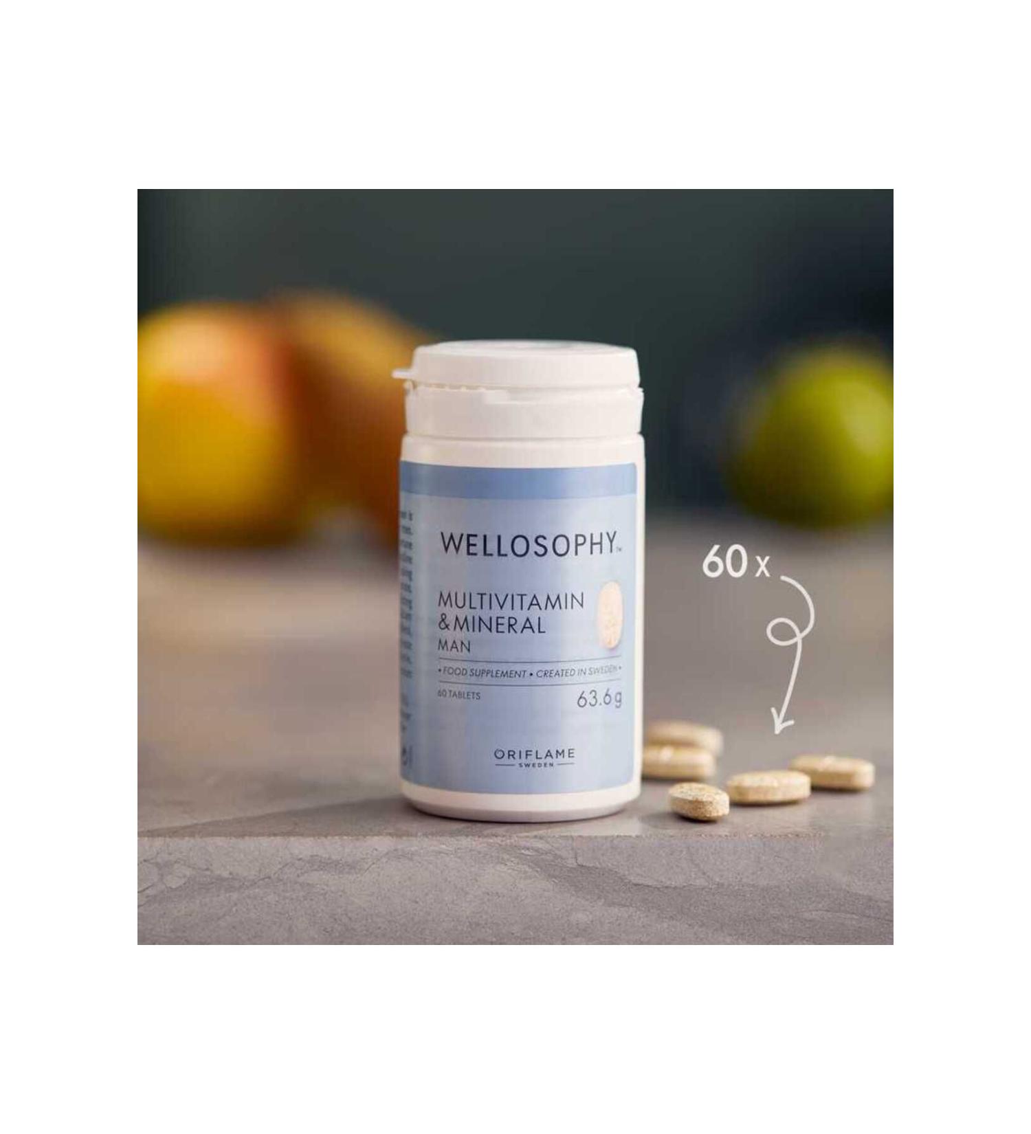 Oriflame Wellosophy Multivitamin & Mineral Supplement for Men