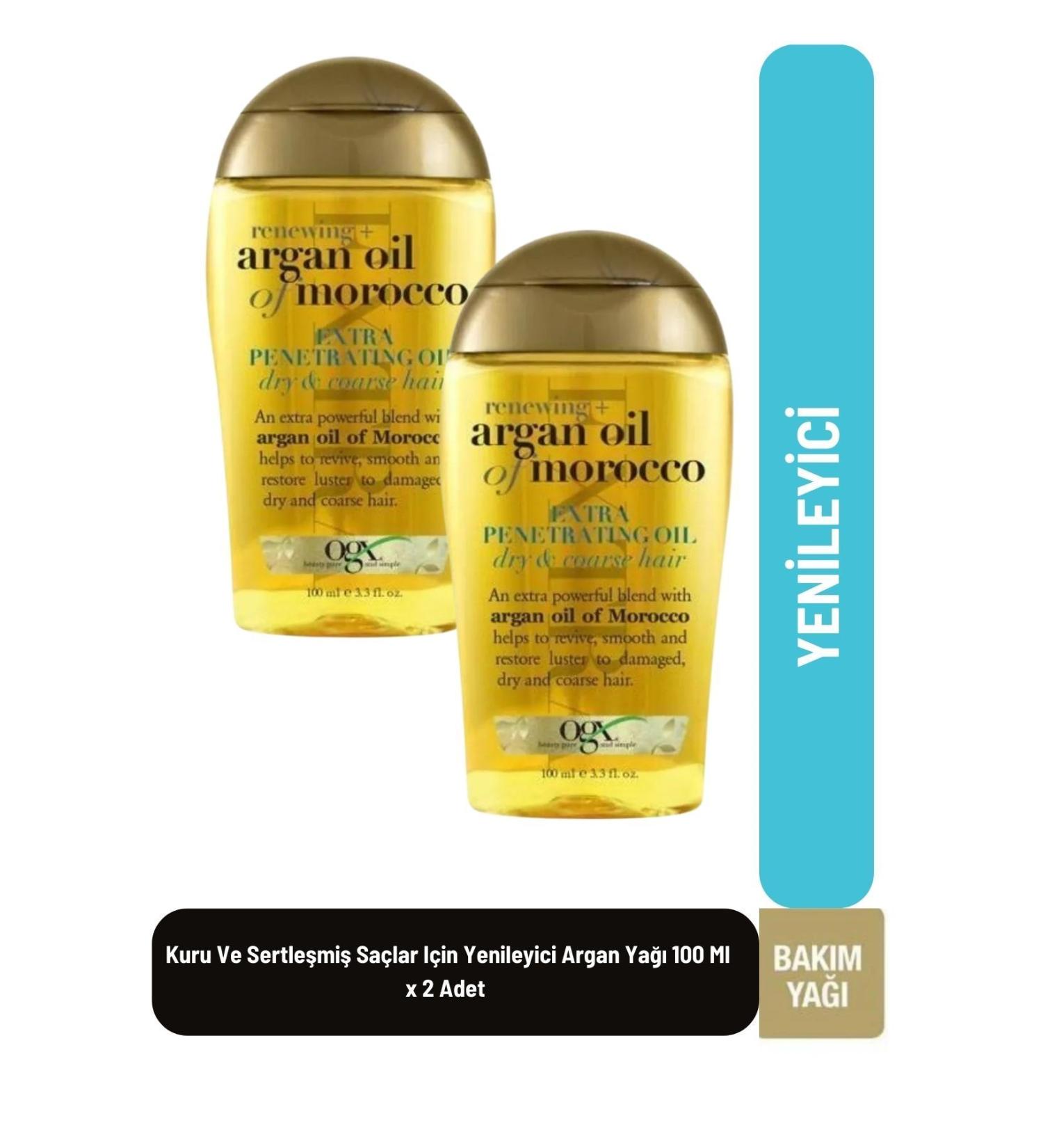 OGX Argan Oil Renewing For Dry And Rough Hair 100 Ml 2 Li