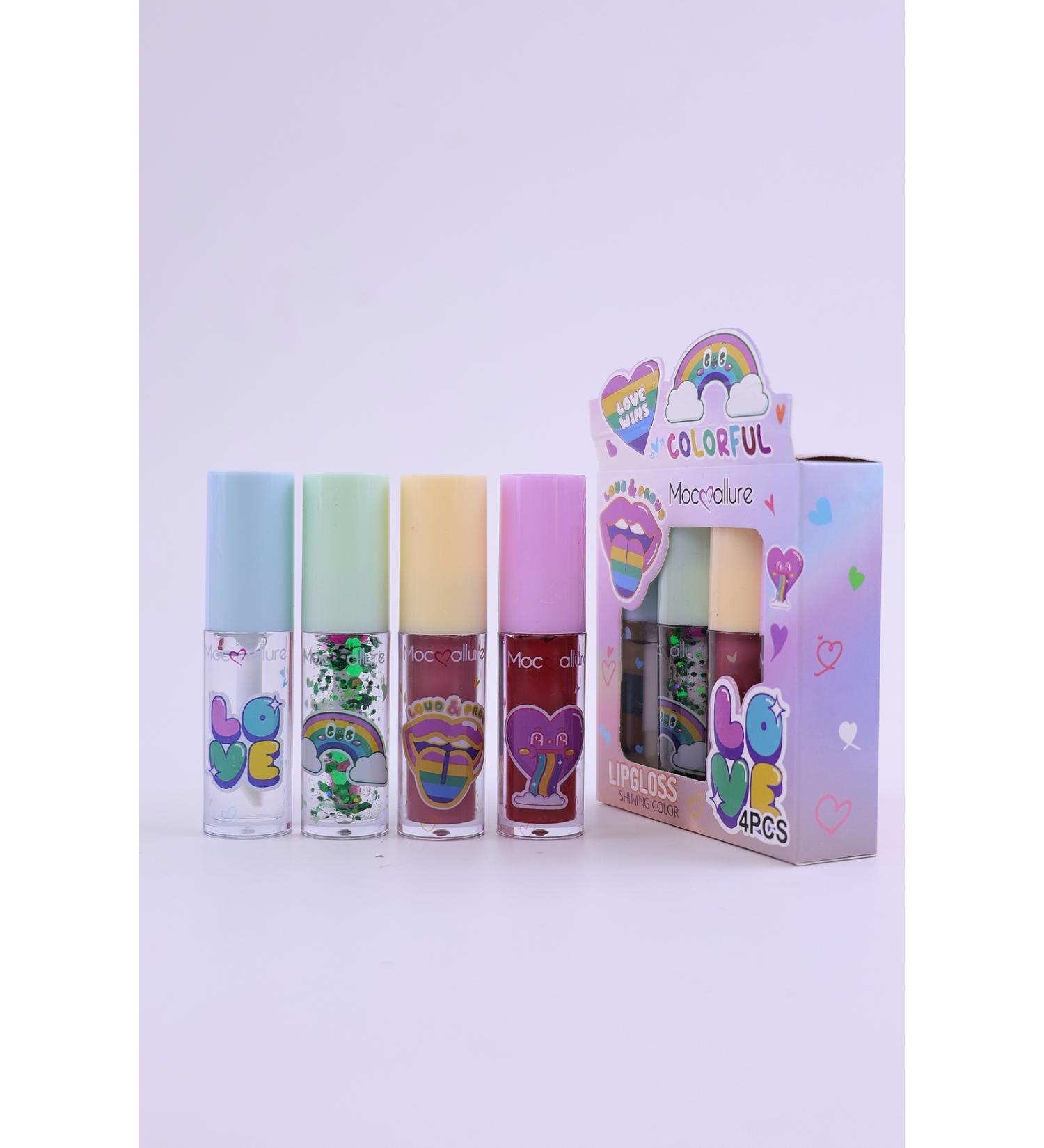 Lesvip's 2 liquid matte lipsticks and 2 lip glosses set of 4