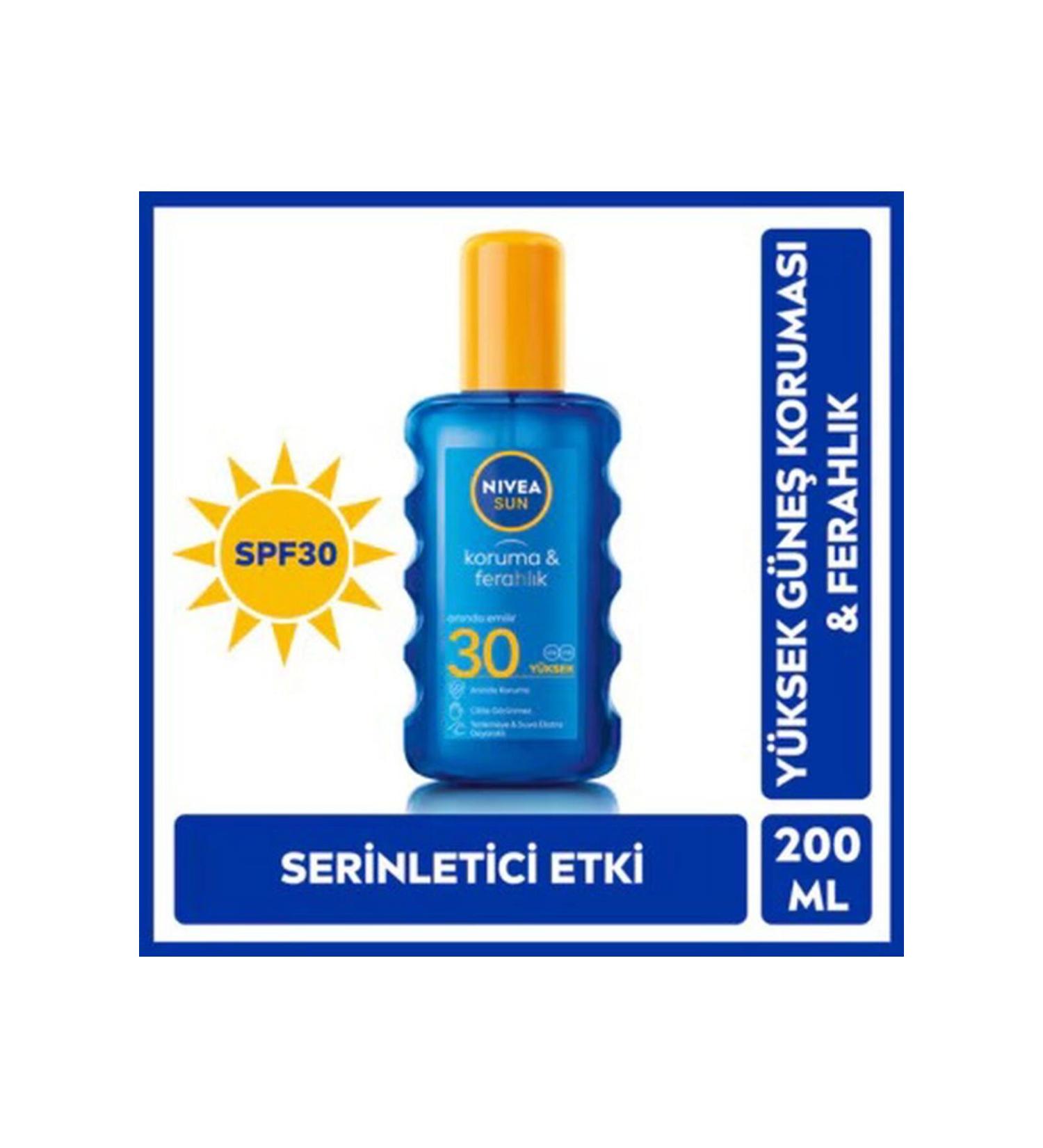 NIVEA Sun SPF30 Protection Freshness Sun Cream 200 ml Spray