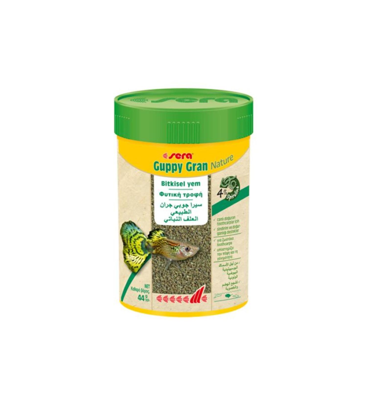 Sera Guppy Gran Nature 100 ml 44 gr