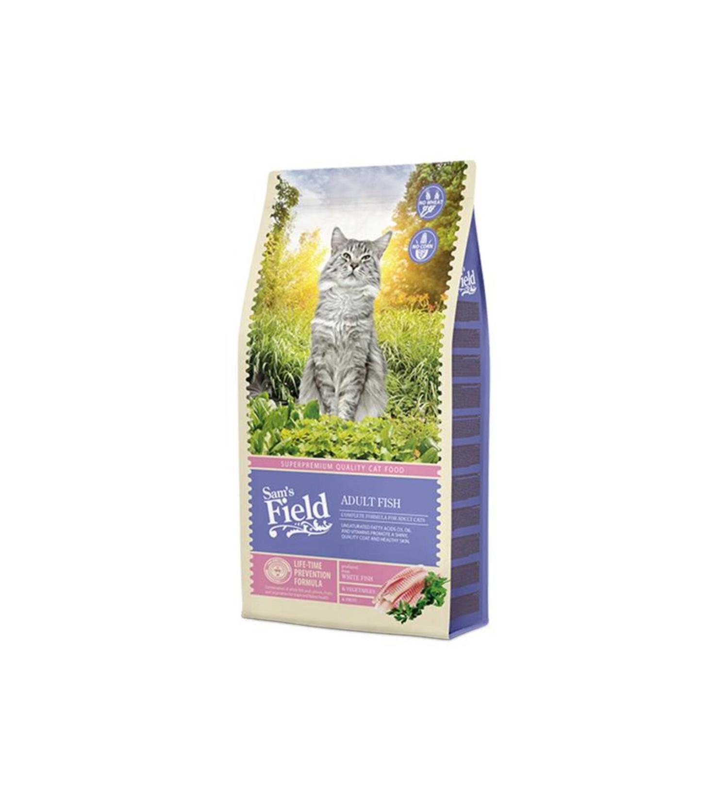 Sam's Field Fish Grain Free Adult Cat Food 7.5kg