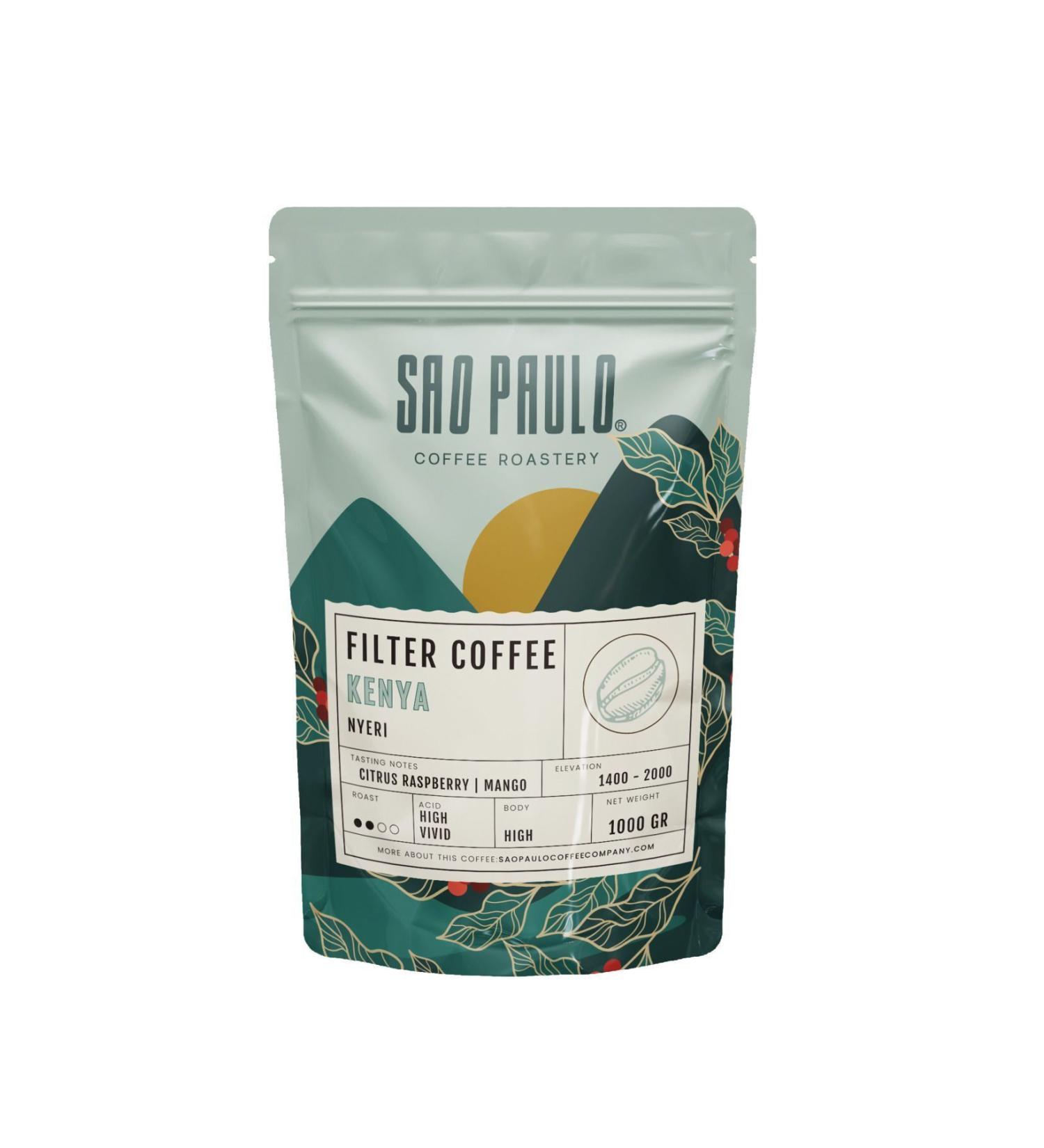 Sao Paulo Coffee Sao Paulo KENYA FILTER COFFEE 1000 Grams