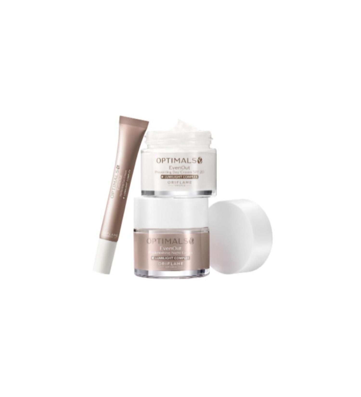 Oriflame Optimals Even Out Leke nleyici Cilt Bak m Seti G nd z Kremi Gece Kremi