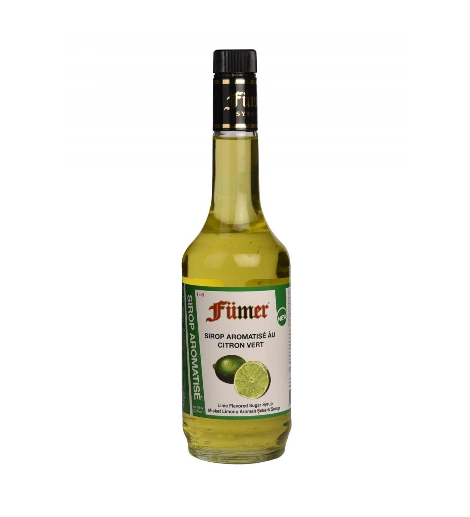 FUMER Lime Flavored Sugar Syrup 700 Ml