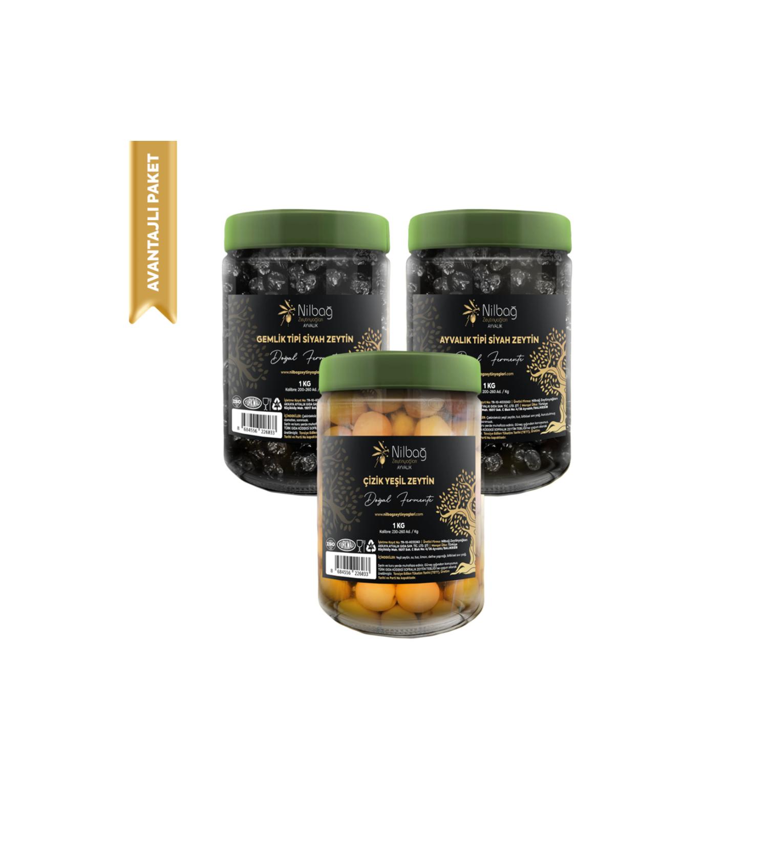 N LBA OLIVE OILS Natural Olive Trio Premium Ayval k 3