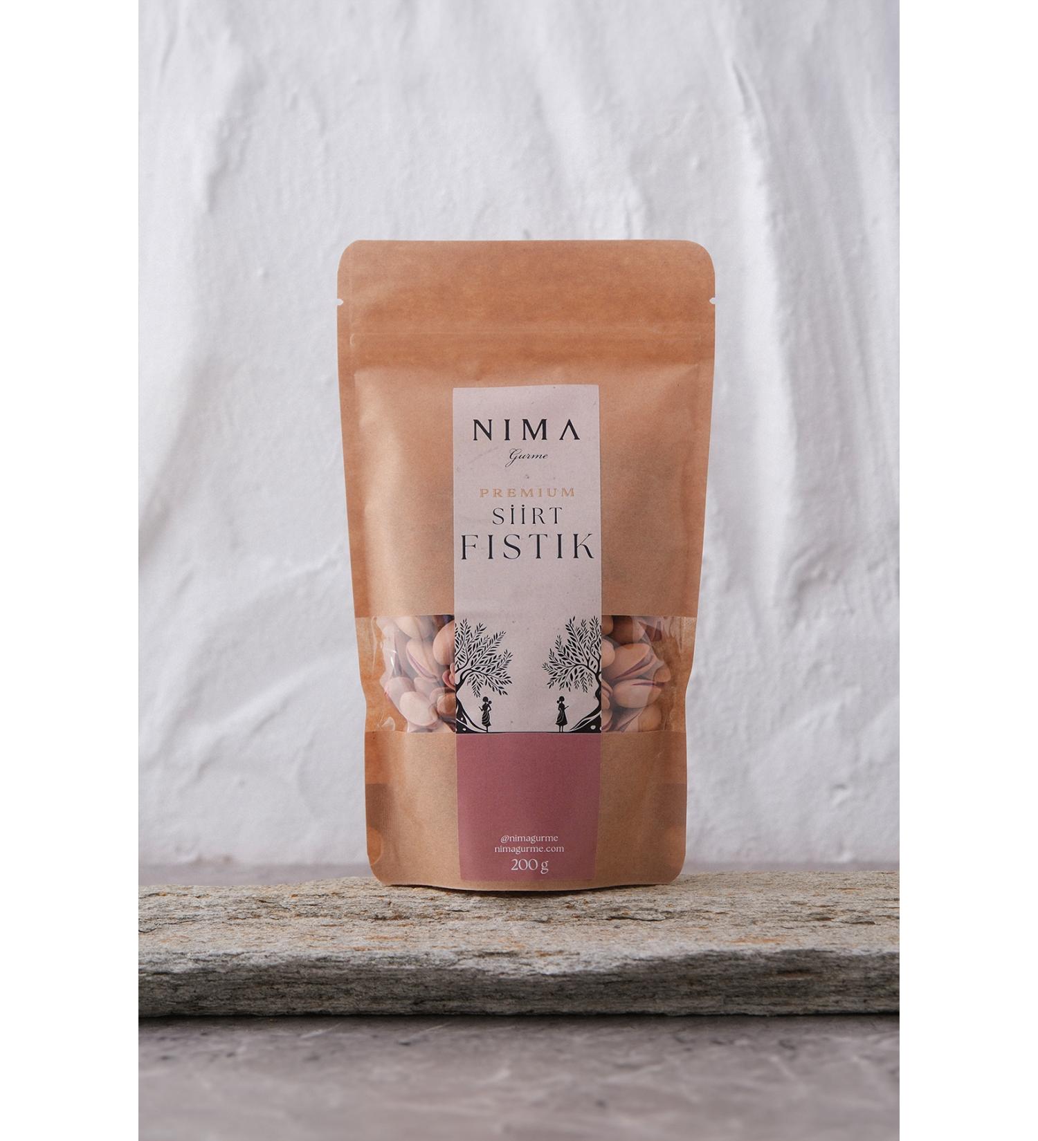 Nima Gurme Premium Siirt Pistachio 200 GR - Buy Online on GoSupps.com