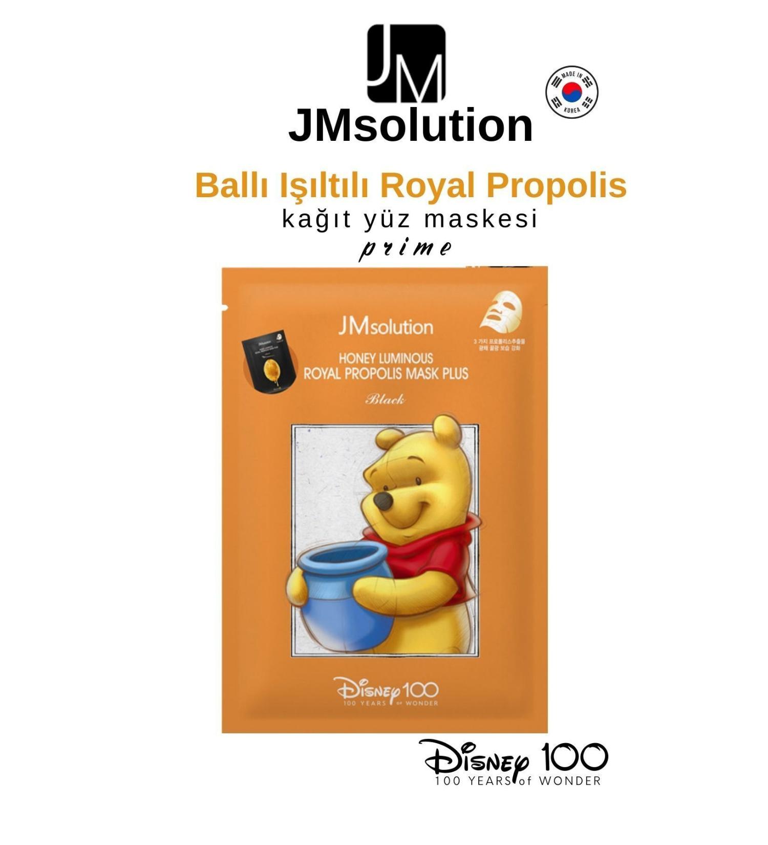 JMsolution Honey-glossy Royal Propolis Mask Plus Disney100 (1 SINGLE) - Buy Online on GoSupps.com