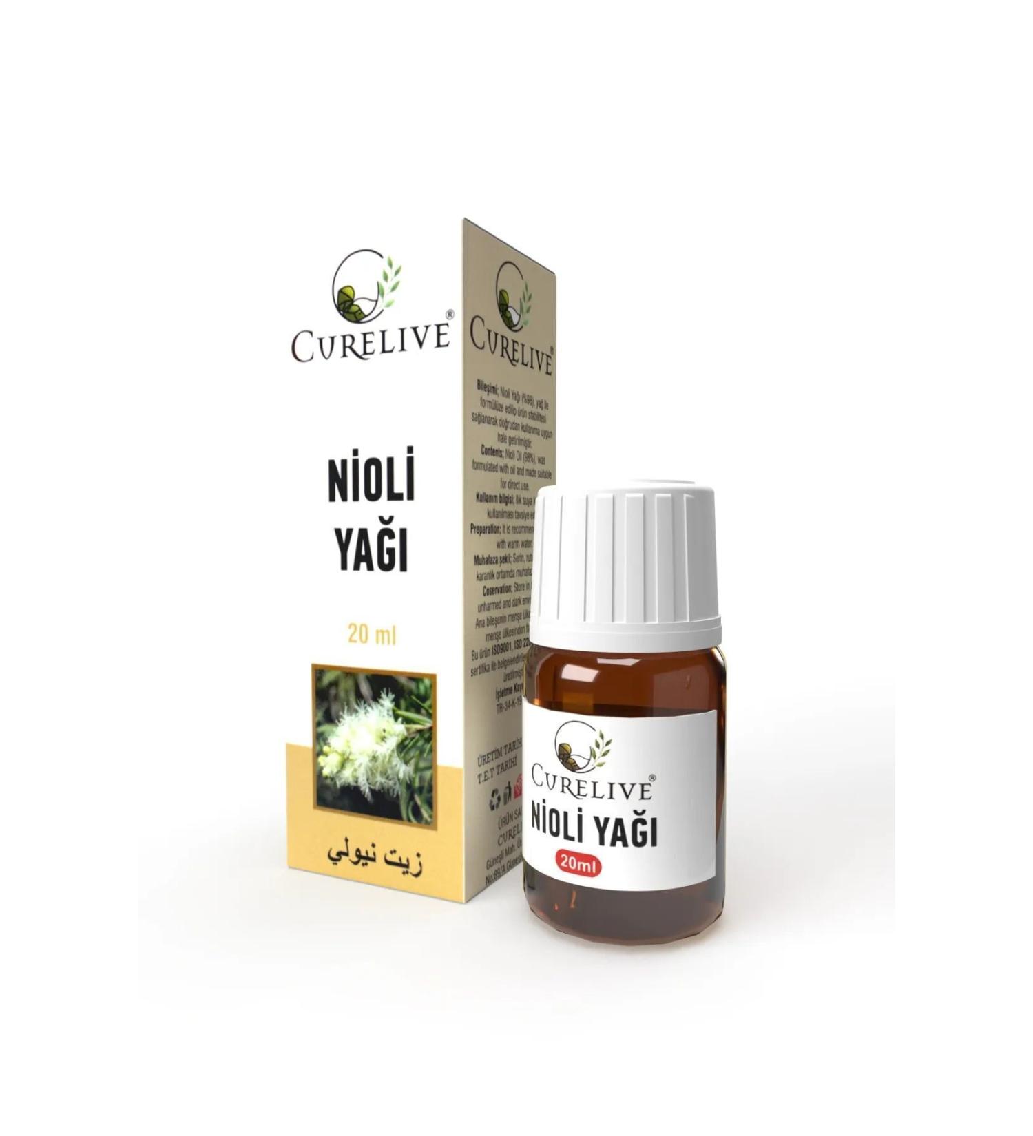 CURELIVE Hair and Skin Care Oil with Pure Nioli Oil 20ml Glass Bottle - Buy Online on GoSupps.com