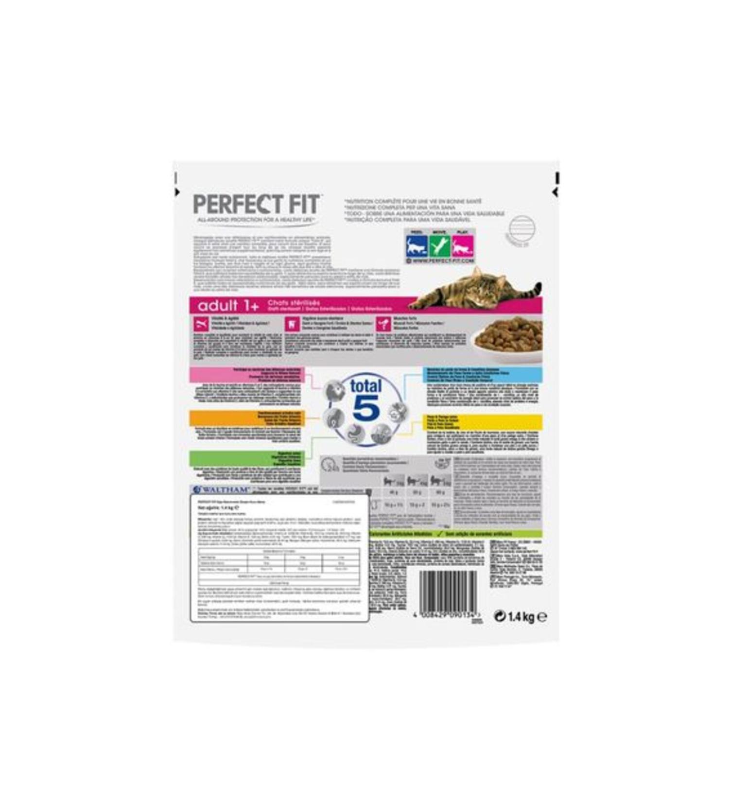 PERFECT PerfectFit Adult Cattle Dry Food 750 Gr (Original Imported World's Best Selling Food) *2 pieces