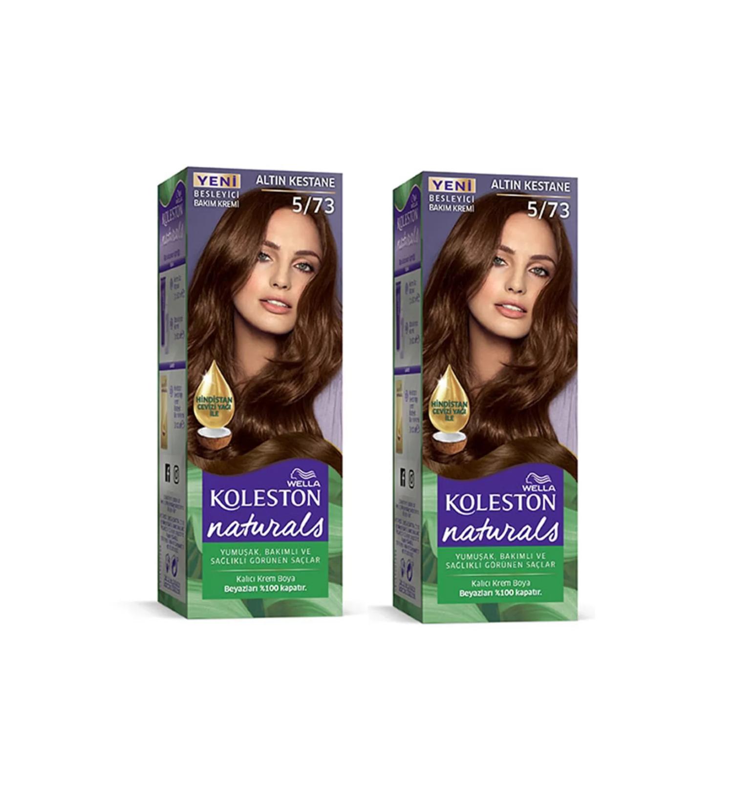 Skygo Naturals Hair Dye Golden Chestnut 5/73 2x Pack