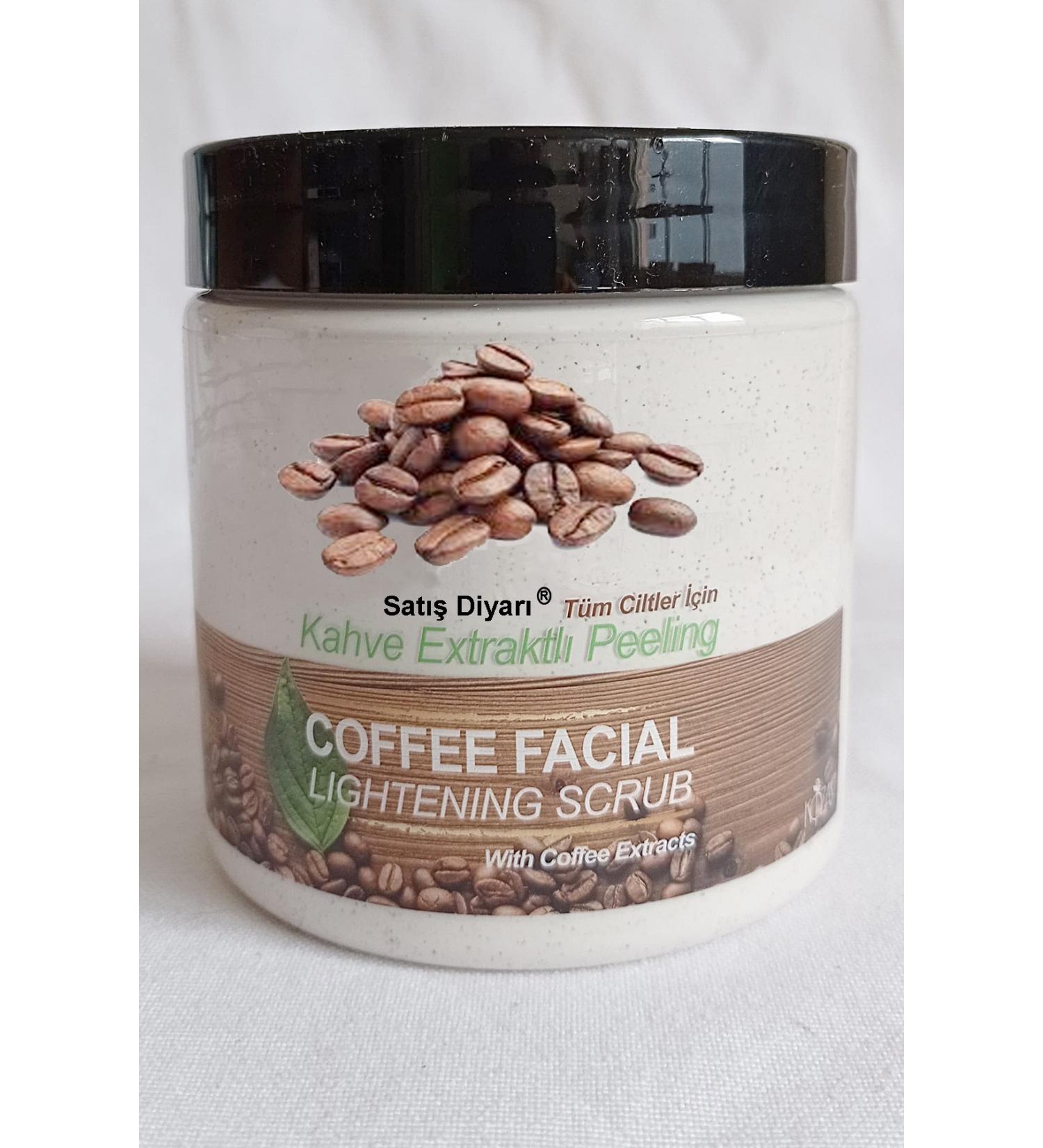 Sales Diyar Coffee Extract Peeling Face and Body Mask for a More Lively Skin Suitable for All Skin Types 500g