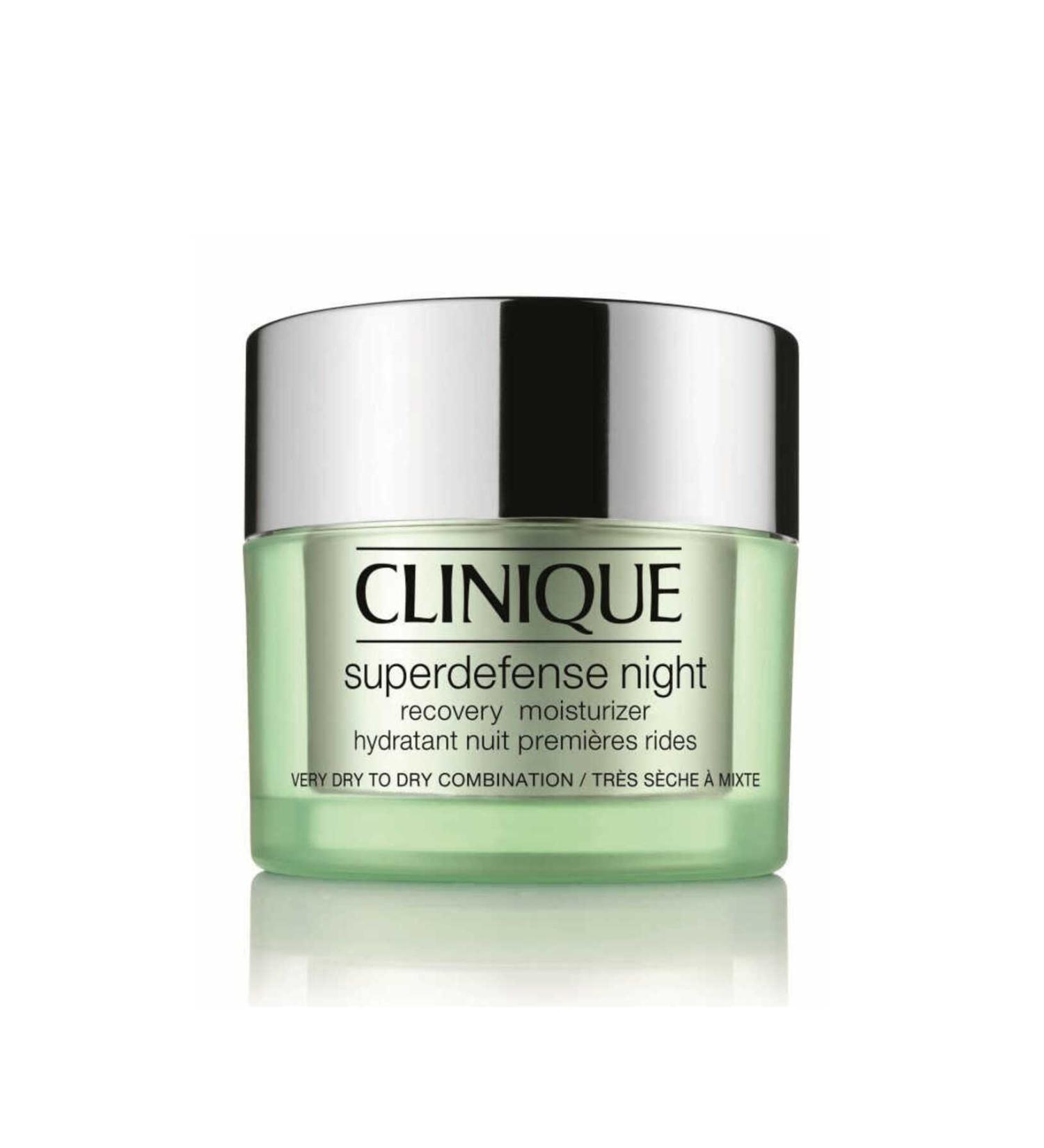 Clinique Superdefense Night Recovery Moisturizer Very Dry To Dry Combination Night Cream 50 ml