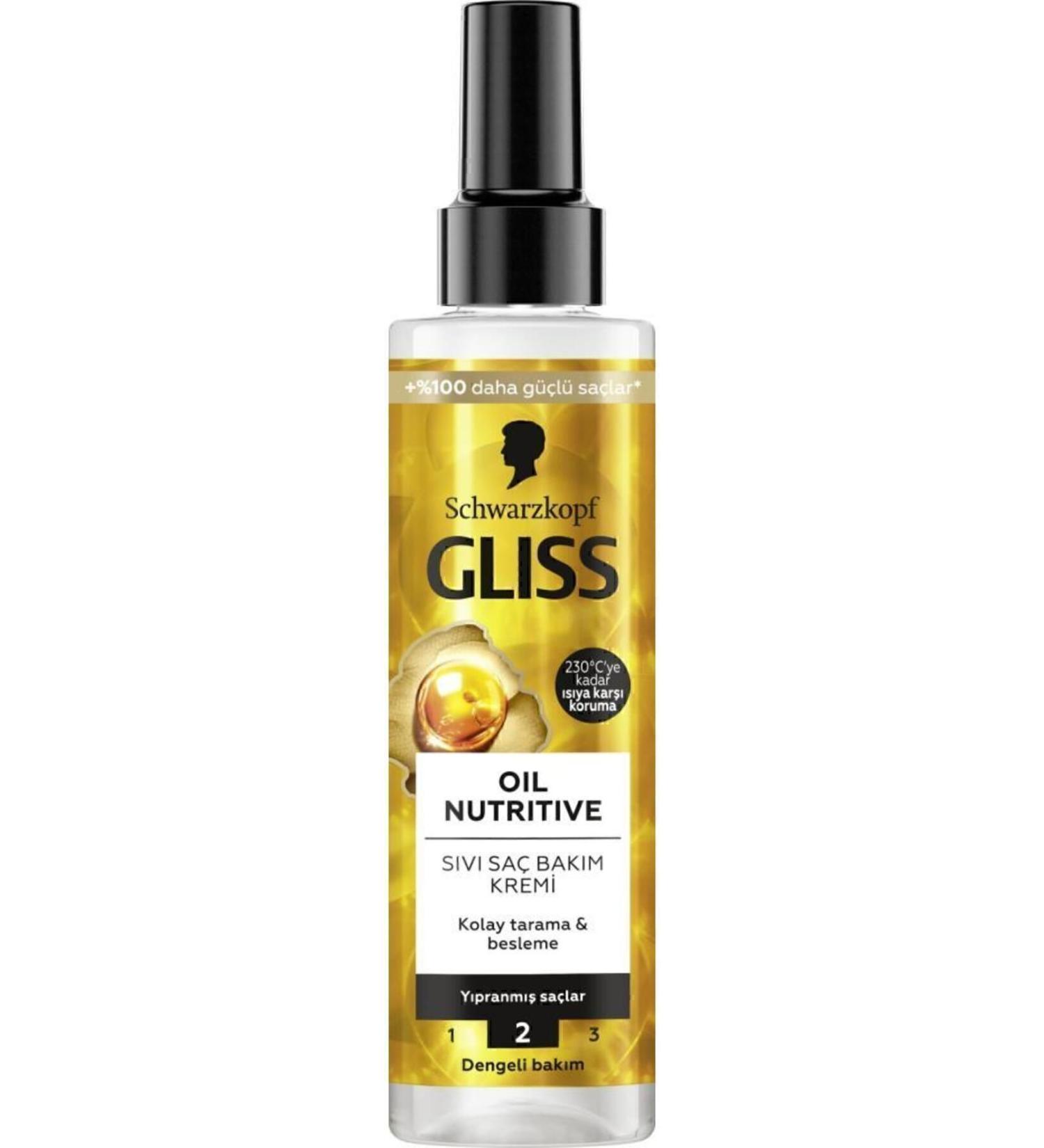 Gliss Liquid Hair Conditioner 200ml Oil Nutritive