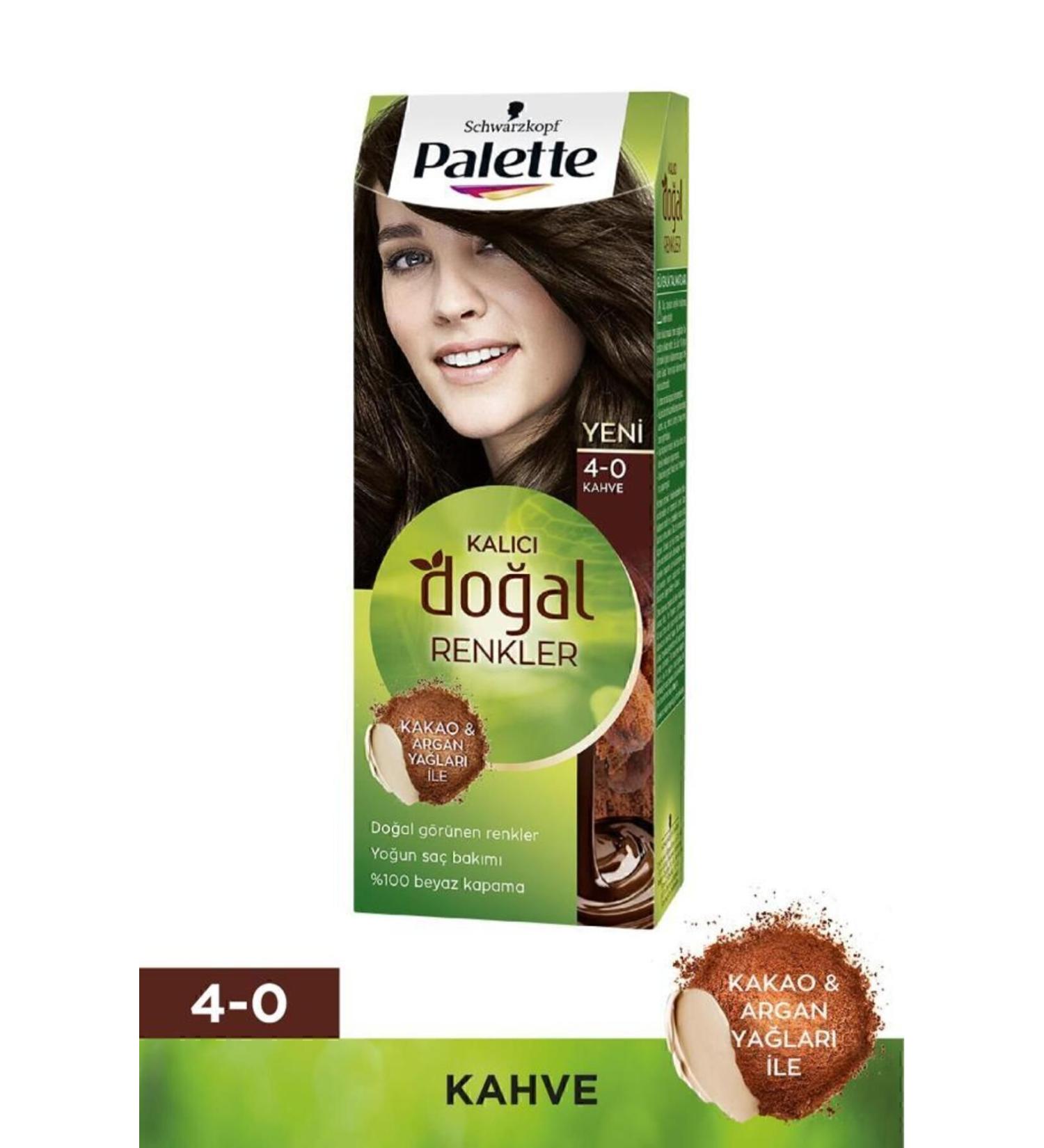 Palette Schwarzkopf Permanent Natural Colors 4-0 Brown Hair Dye - Buy Online on GoSupps.com