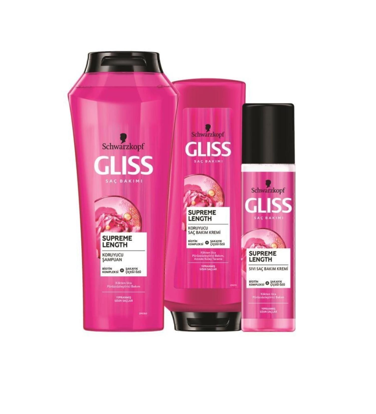Gliss Supreme Length 500 ml Hair Conditioner 360 ml Liquid Hair Conditioner 200 ml