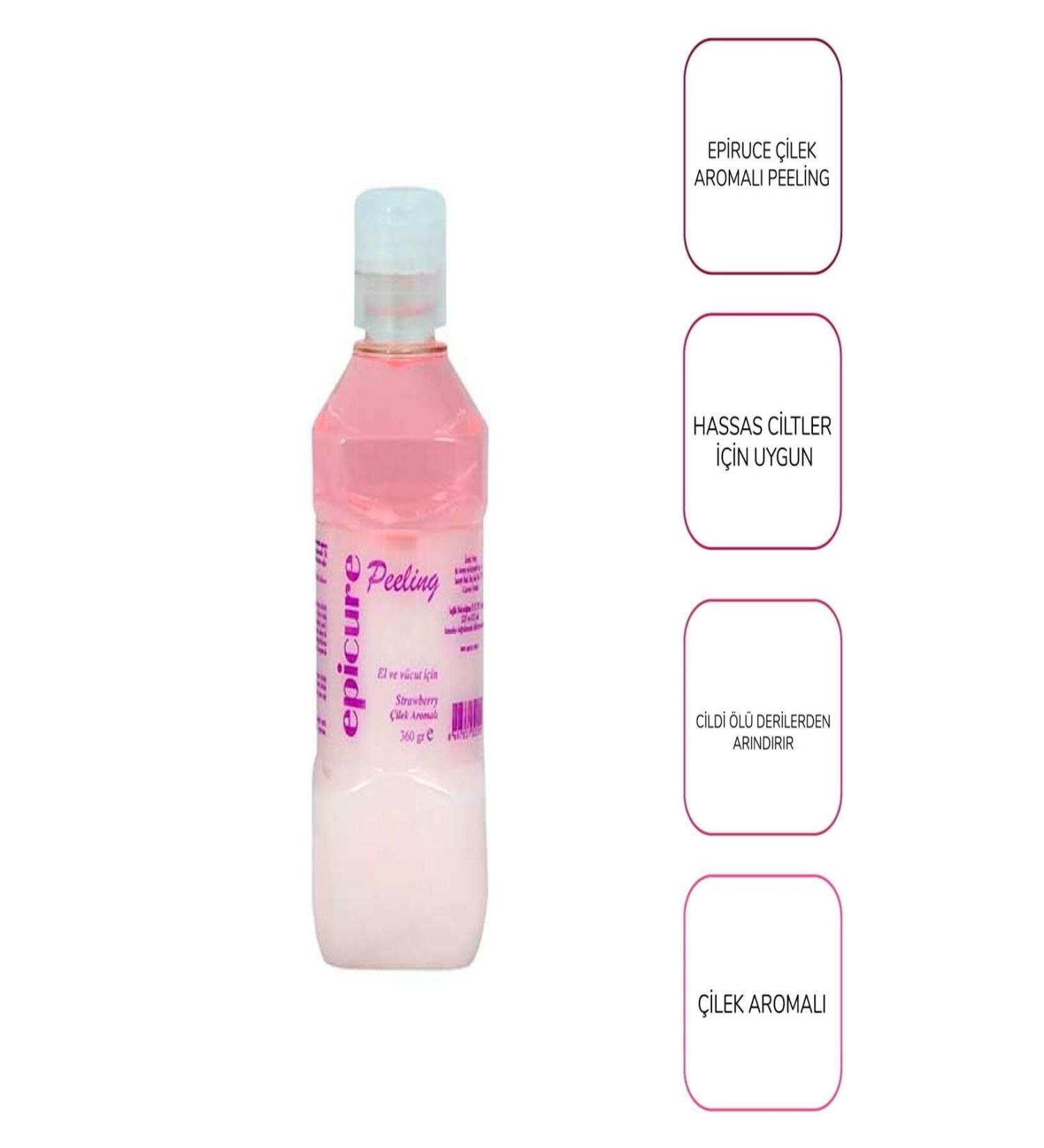 Epicure Strawberry Flavored Peeling 360 G
