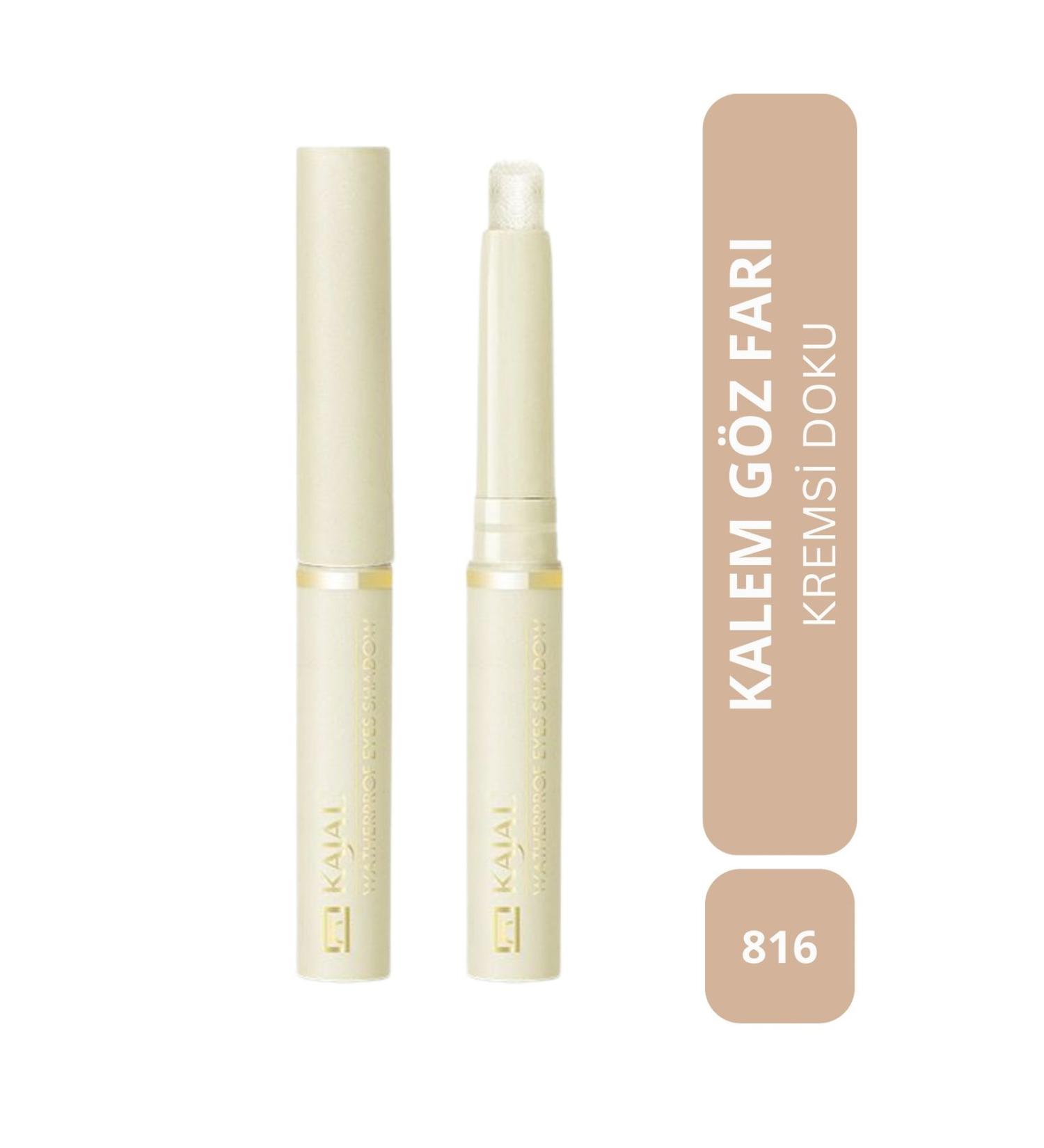 KAJAL Waterproof Eyeshadow - Waterproof Ivory Mist Eyeshadow - No: 816 - Buy Online on GoSupps.com