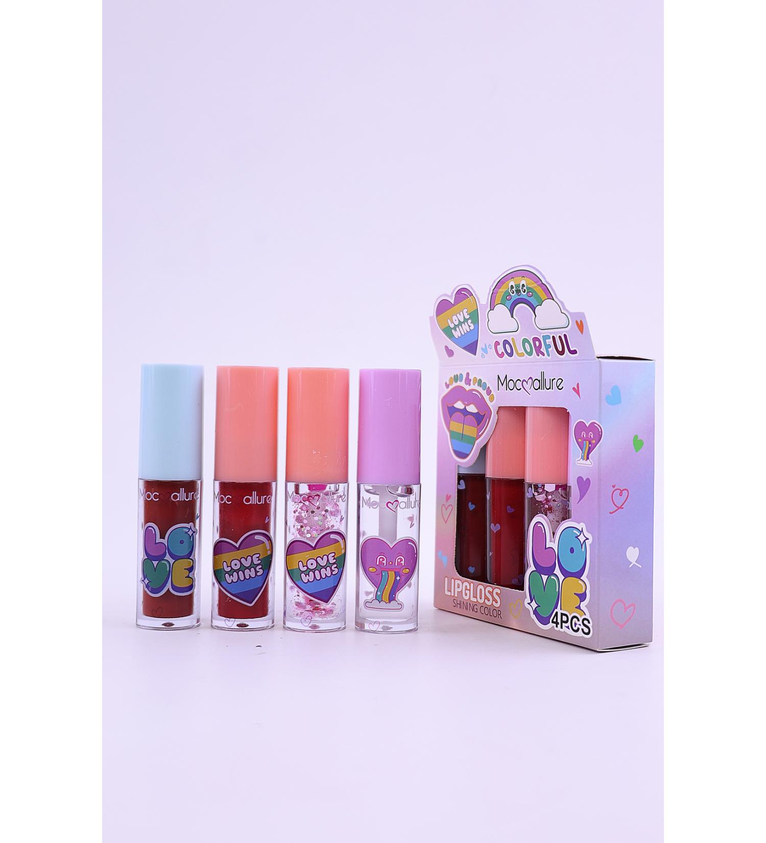 Lesvip's 2 liquid matte lipsticks and 2 lip glosses set of 4