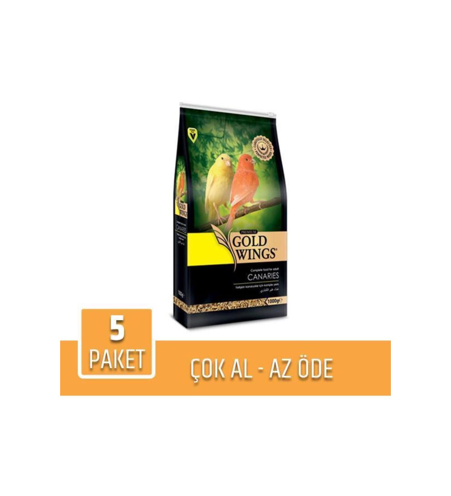 Premium Canary Food 1kg X 5 Packs