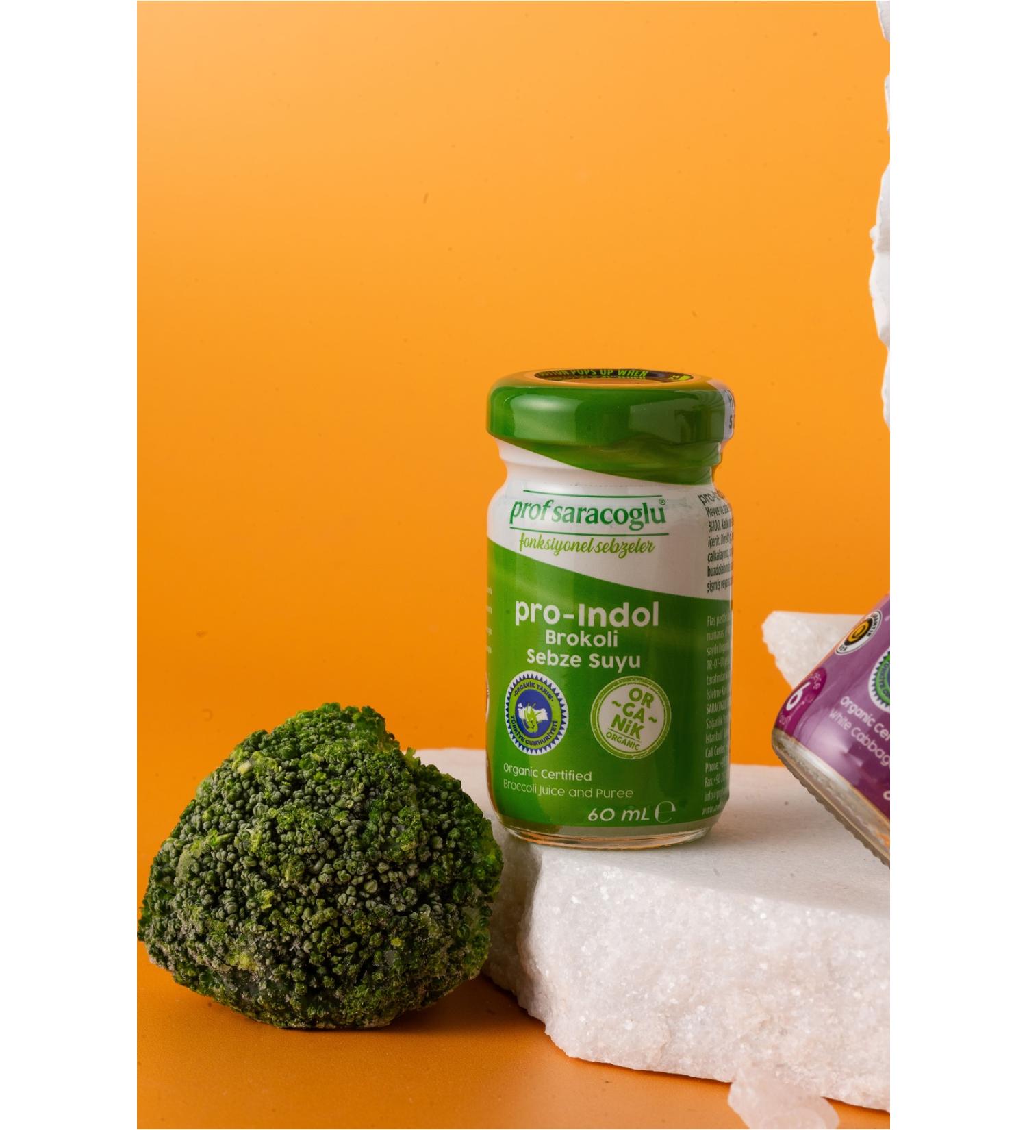 prof saracoglu Pro Indol Organic Broccoli Shot (5 X 60 ML) - Buy Online on GoSupps.com