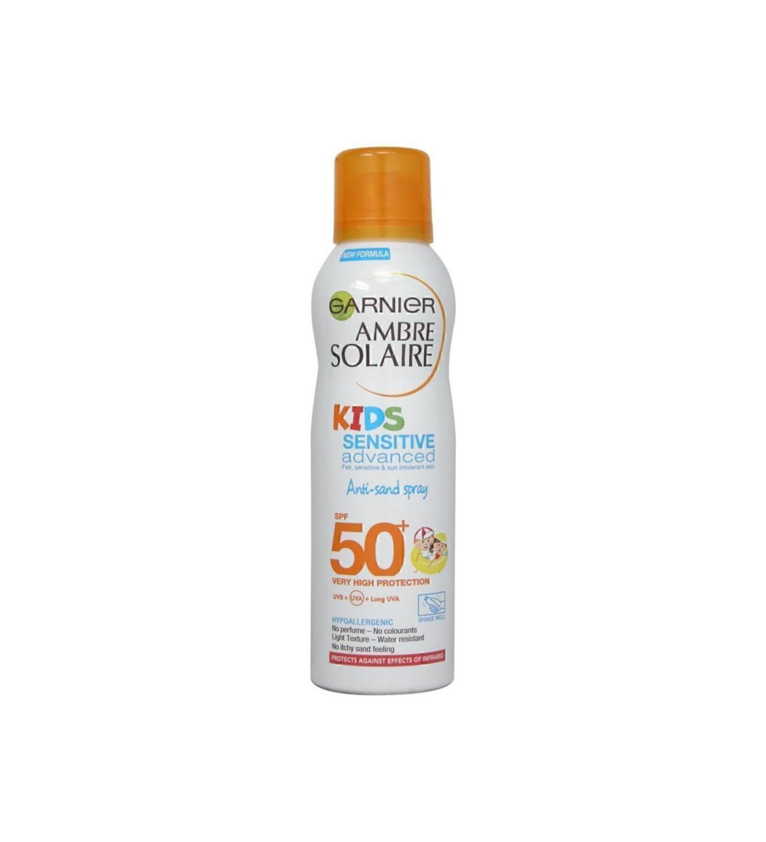 Garnier Ambre Solaire Resisto Anti-Sand Sunscreen Spray Gkf 50 200ml