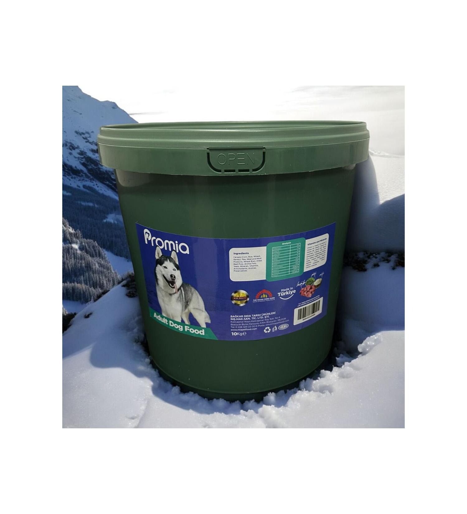 PROM A Ba kar Mia Promia Lamb Meat Rice Peas Dog Food 10 Kg bucket