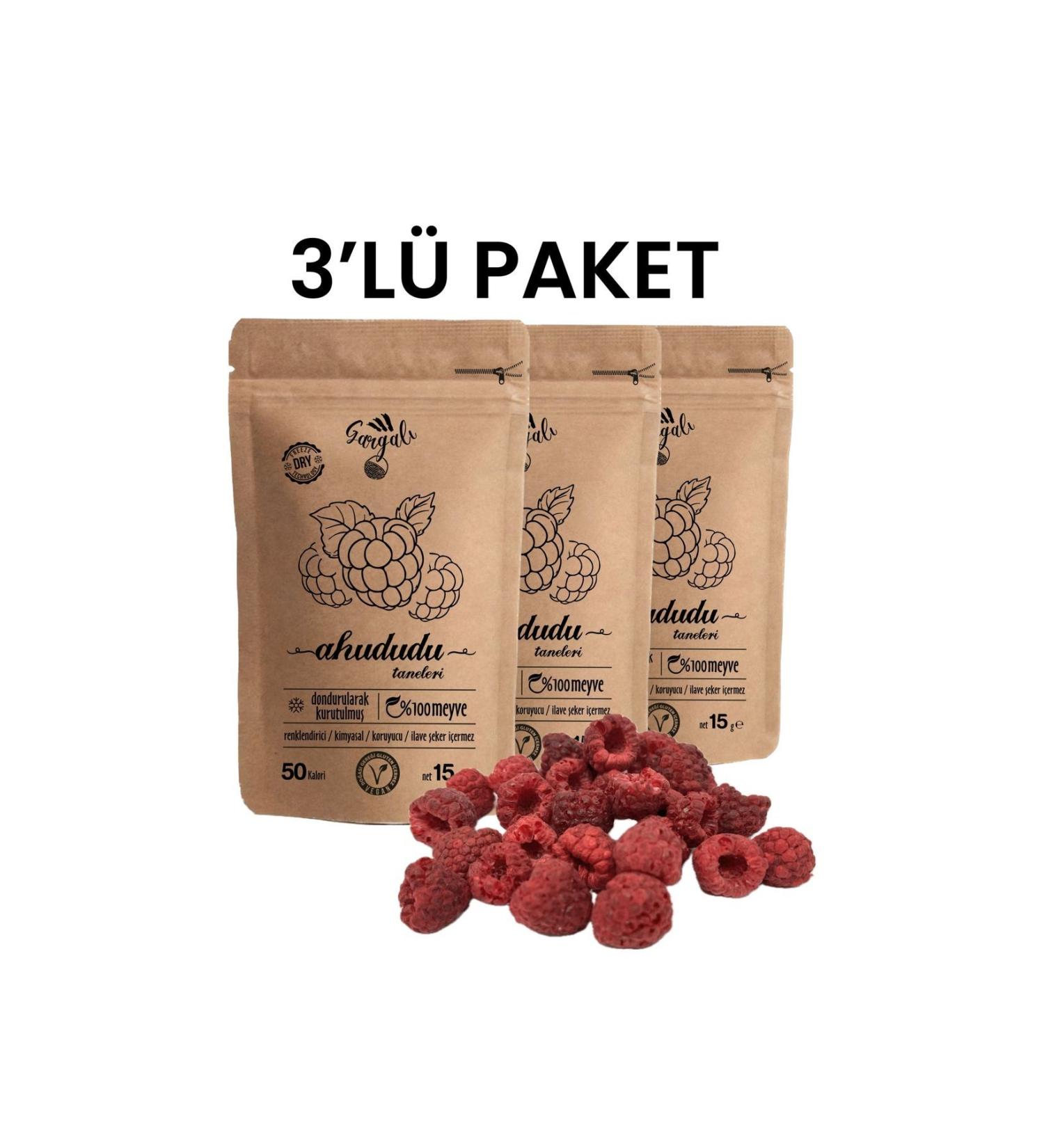 Gargili Raspberry Freeze Dried Raspberry 3 Piece Healthy Food Manufacturer Company (Fruit Chips) - Buy Online on GoSupps.com
