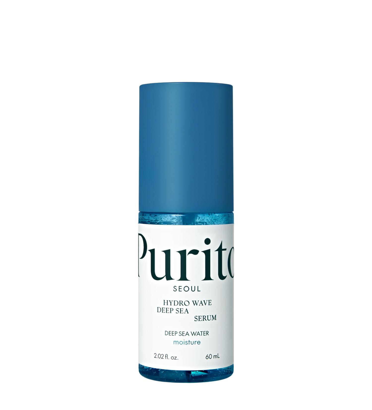 Purito Hydro Wave Deep Sea Serum - Intensive Moisturizing and Anti-Stress Deep Sea Serum 60ml - Buy Online on GoSupps.com